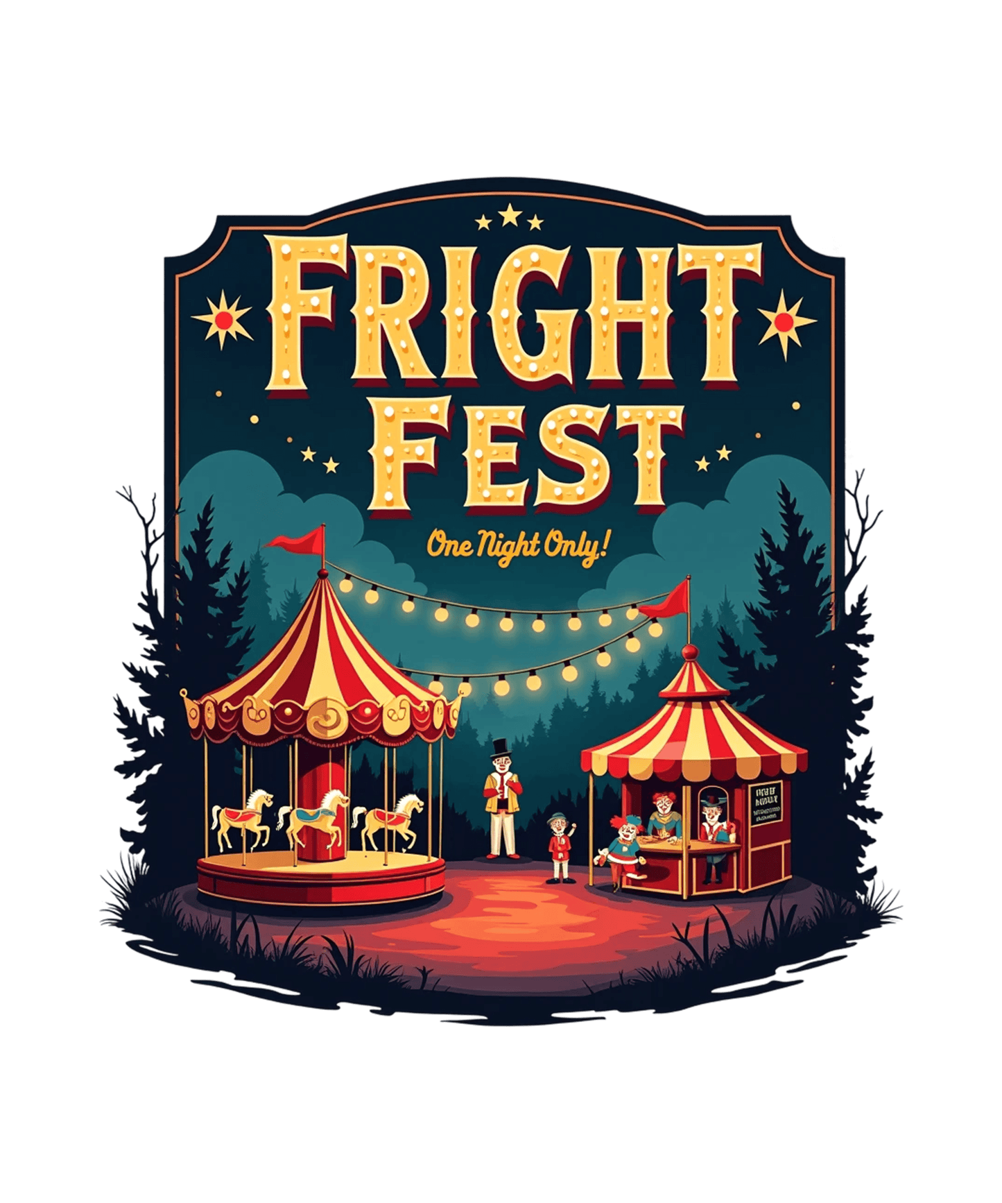 Frightfully Cute Halloween Sign (Multiple Designs and Sizes Available) - Vegas Custom Creations