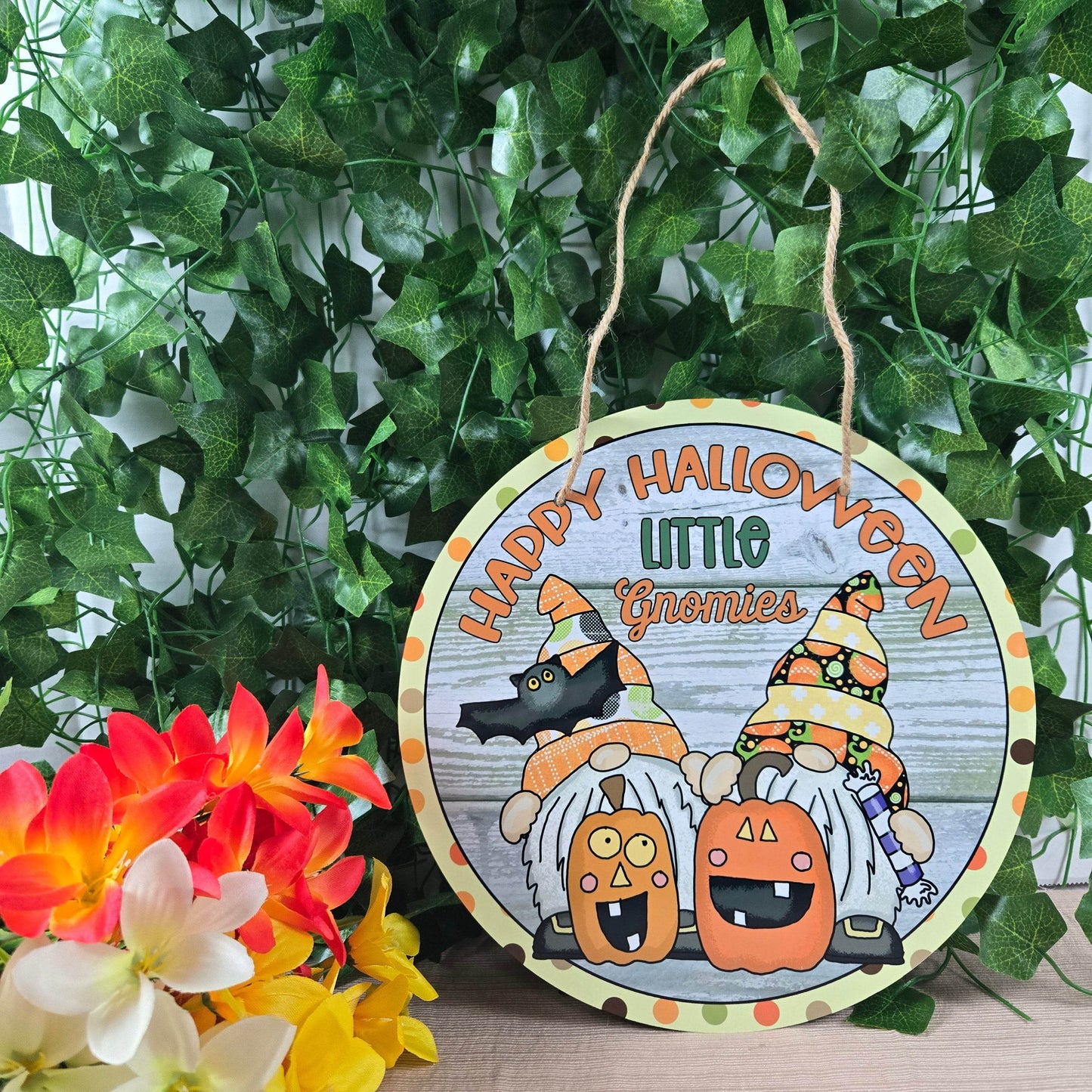 Round Ghoulishly Spooky Halloween Sign (Multiple Designs and Sizes Available) - Vegas Custom Creations