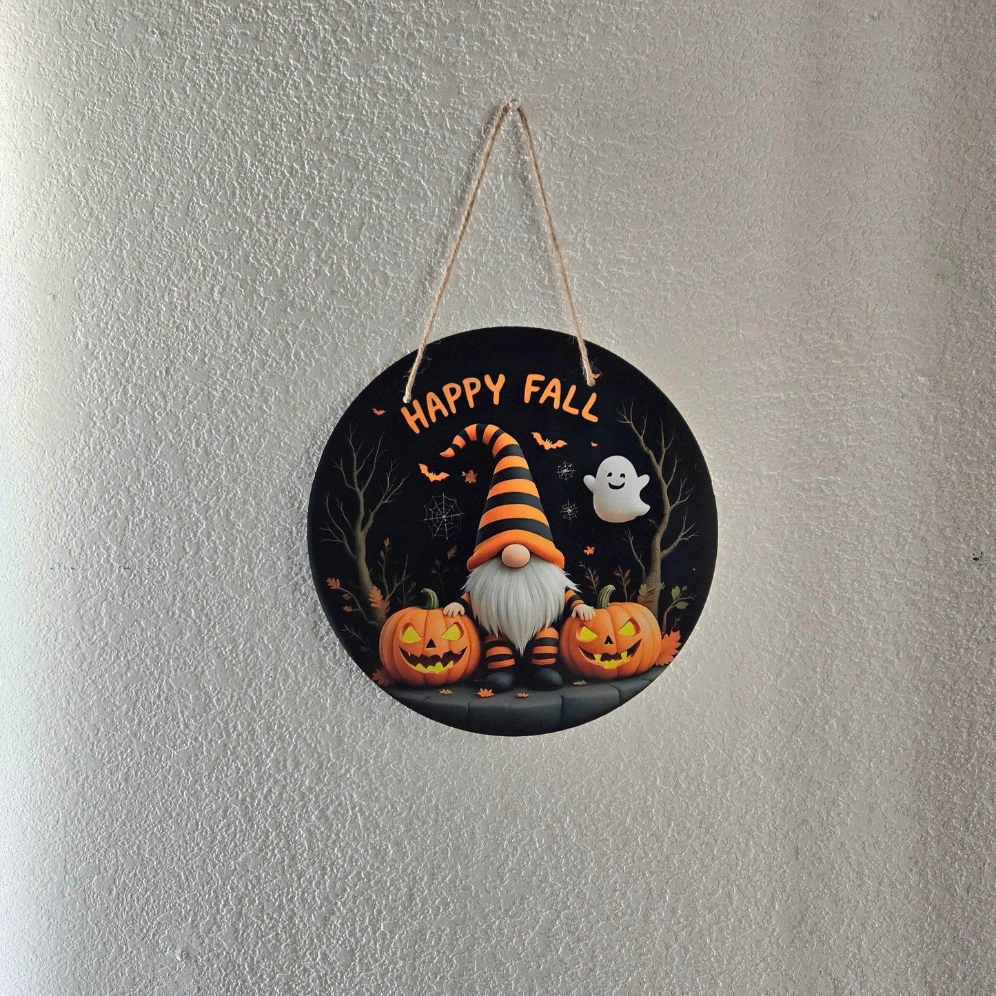 Round Cute and Spooky Halloween Sign (Multiple Designs and Sizes Available) - Vegas Custom Creations