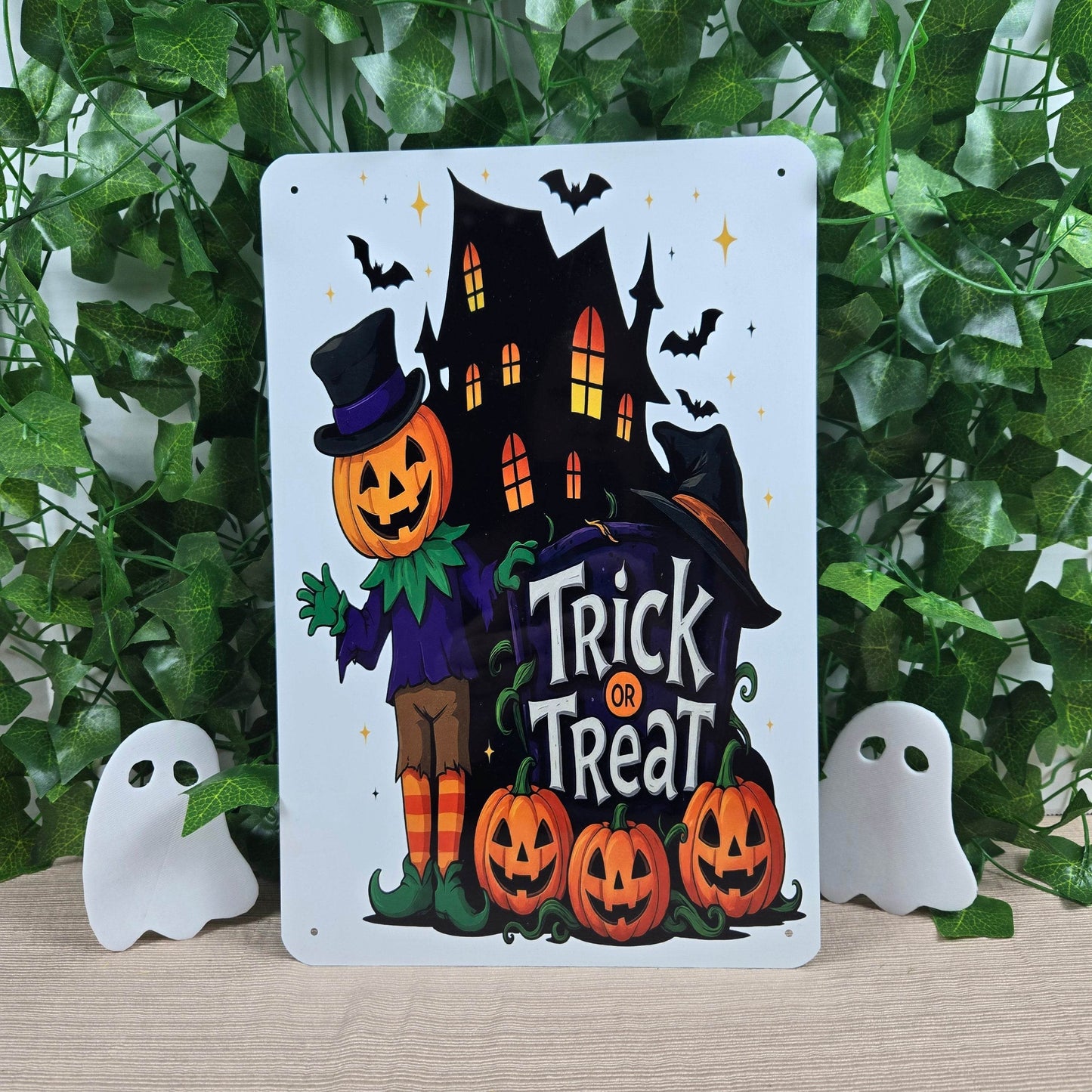 Cute and Spooky Halloween Signs (Multiple Designs and Sizes Available) - Vegas Custom Creations