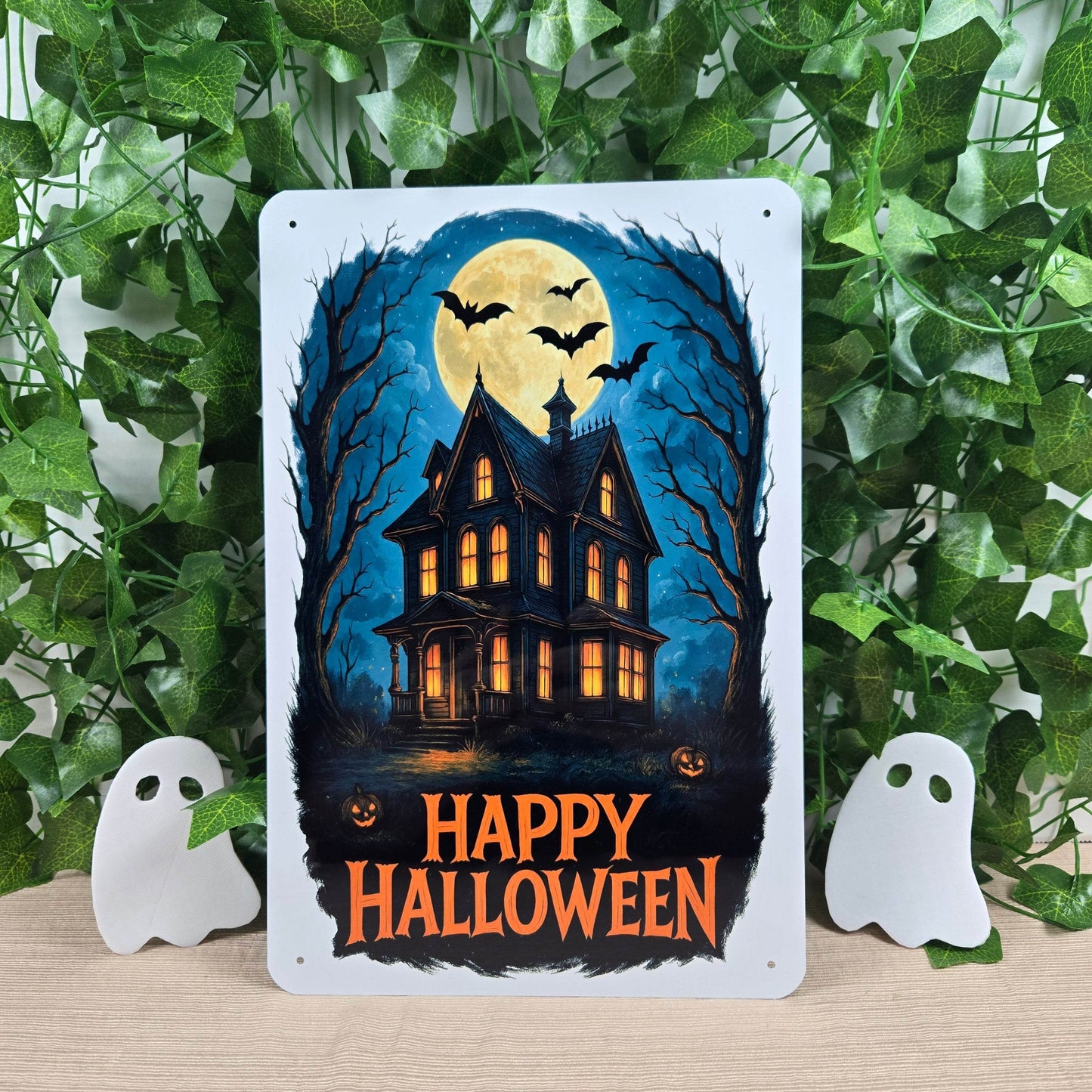 Halloween Sign Spooky and Cute (Multiple Designs and Sizes Available) - Vegas Custom Creations