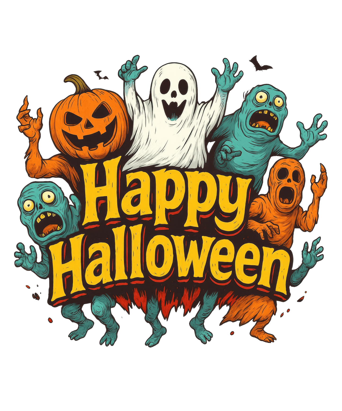 Halloween Signs Cute and Spooky (Multiple Designs and Sizes Available) - Vegas Custom Creations