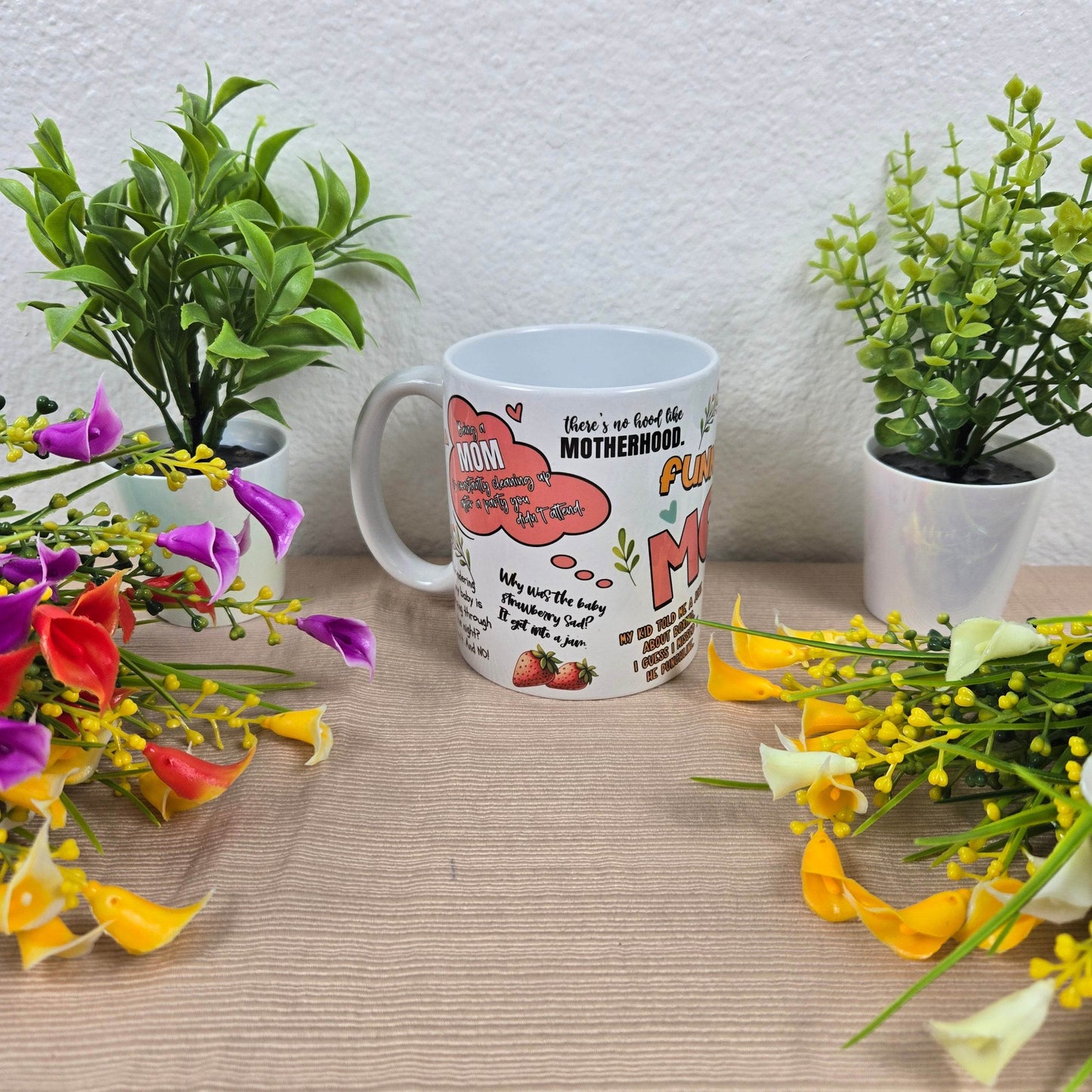 Funny Sarcastic Mom Jokes Mug - Vegas Custom Creations