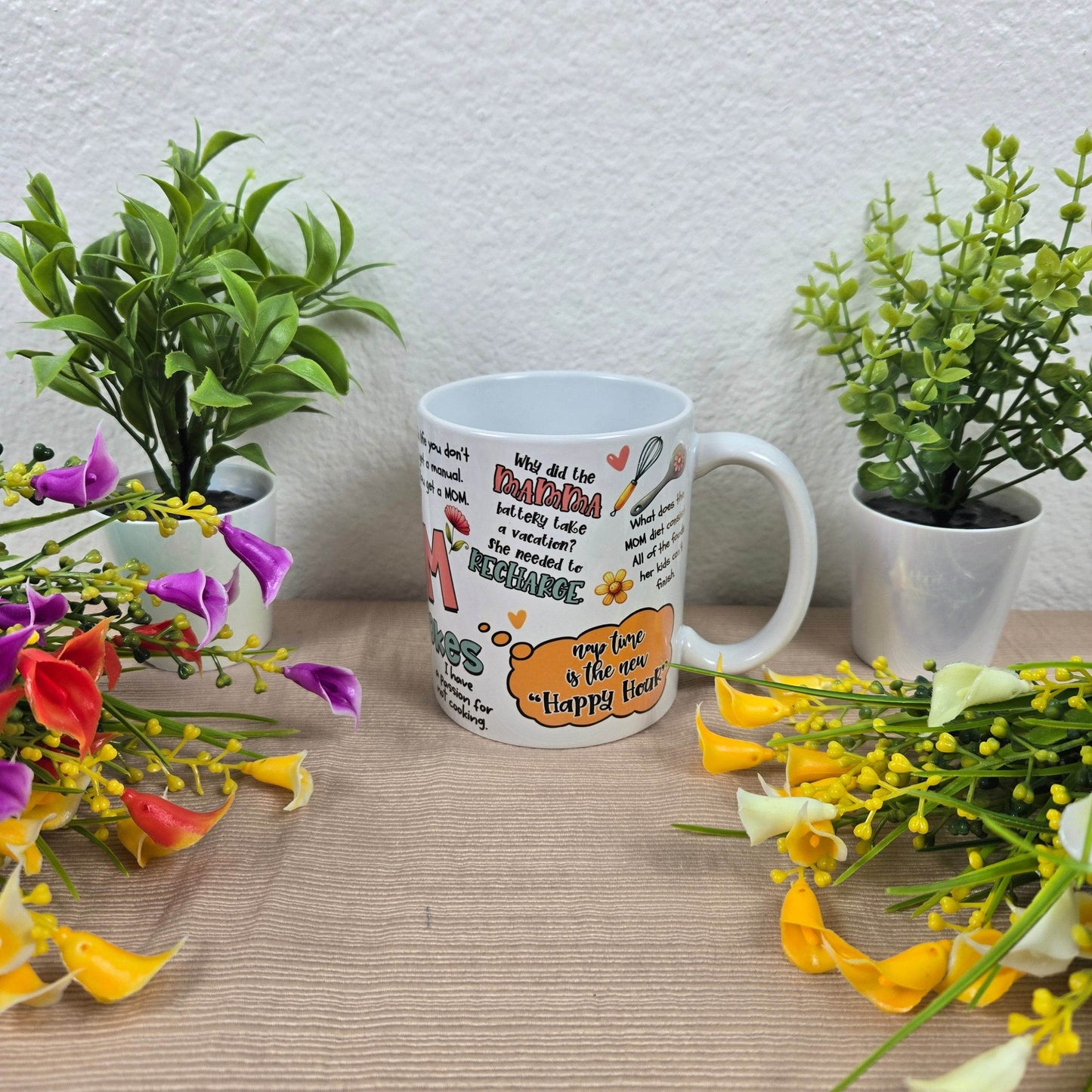 Funny Sarcastic Mom Jokes Mug - Vegas Custom Creations