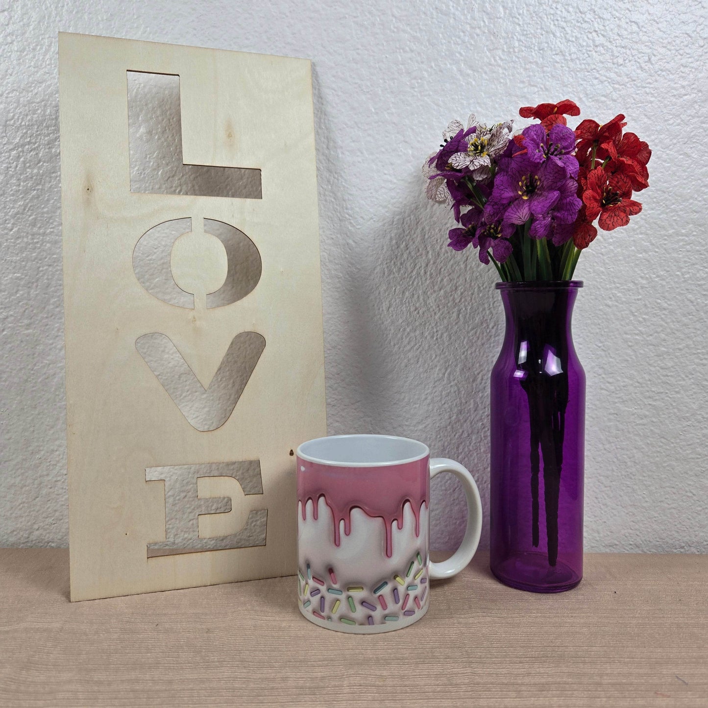 Inflated Icing and Sprinkles Coffee Mug - Vegas Custom Creations