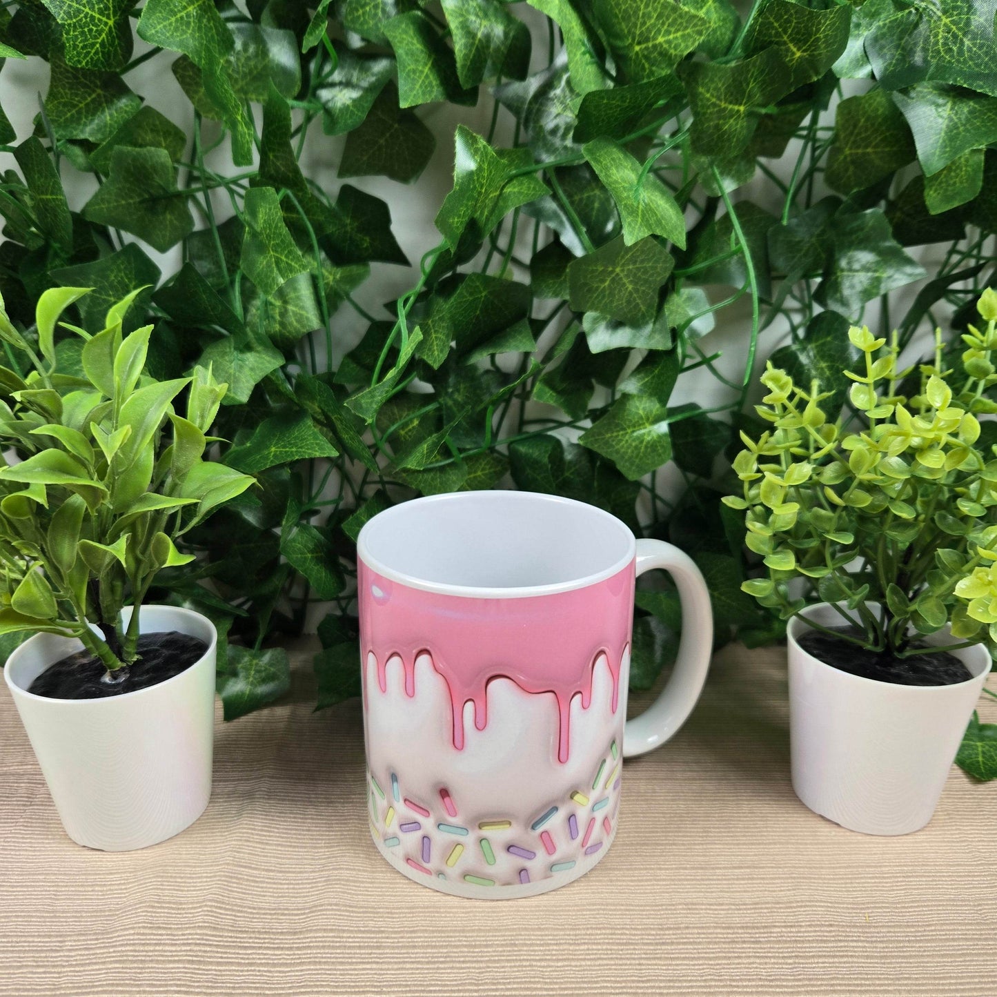 Inflated Icing and Sprinkles Coffee Mug - Vegas Custom Creations