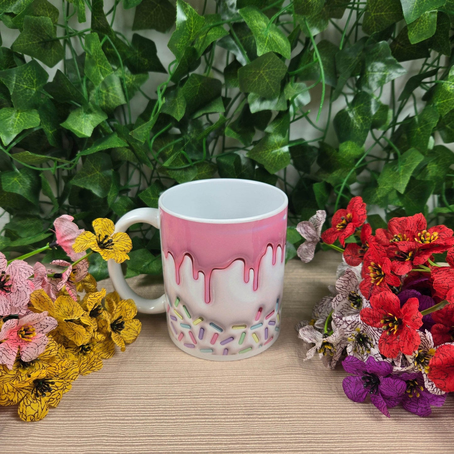 Inflated Icing and Sprinkles Coffee Mug - Vegas Custom Creations
