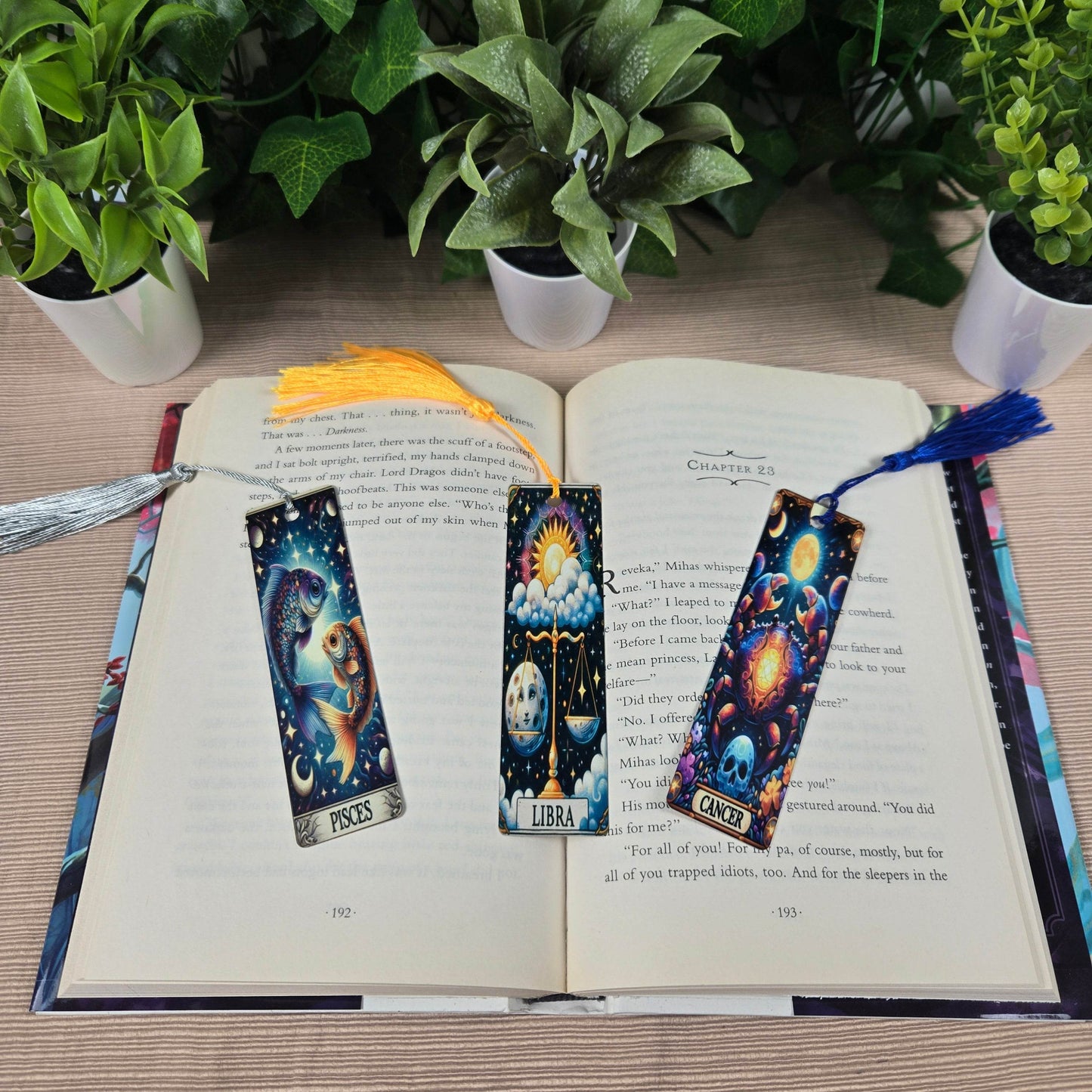 Tarot Zodiac Aluminum Bookmark (Multiple Designs Available) - Vegas Custom Creations