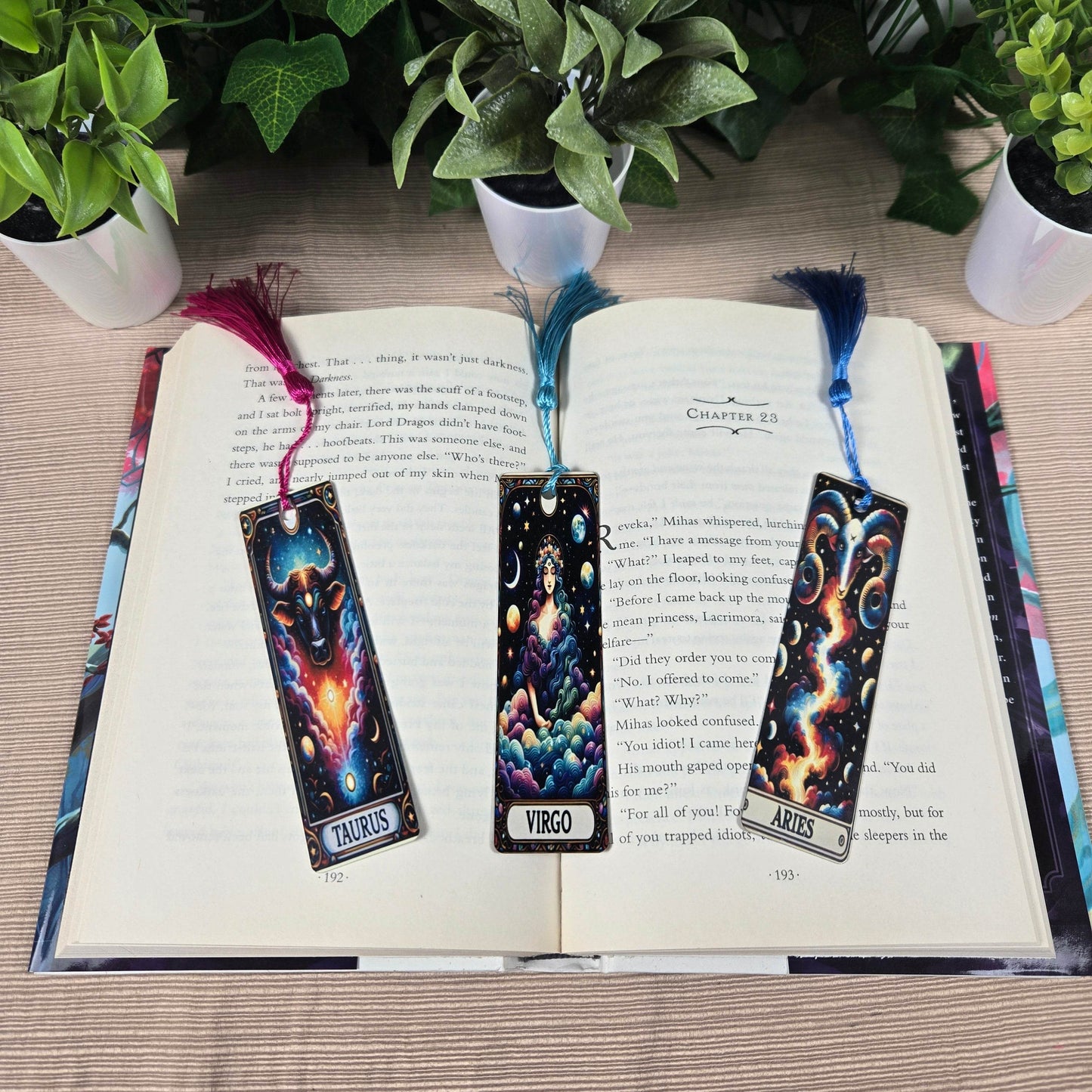 Tarot Zodiac Aluminum Bookmark (Multiple Designs Available) - Vegas Custom Creations