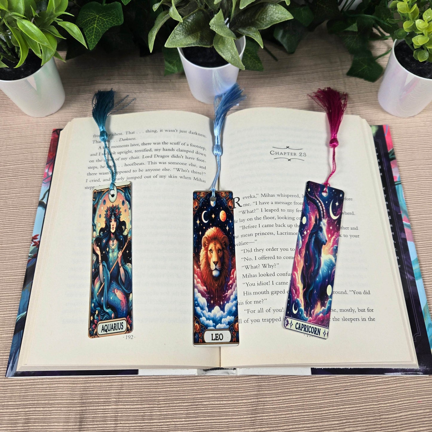 Tarot Zodiac Aluminum Bookmark (Multiple Designs Available) - Vegas Custom Creations