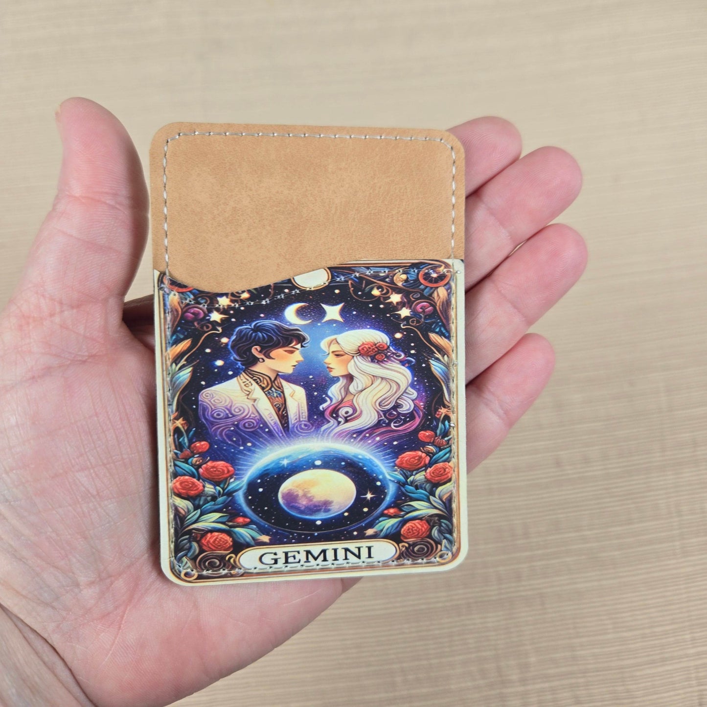 Tarot Zodiac Cell Phone Wallet (Multiple designs available) - Vegas Custom Creations
