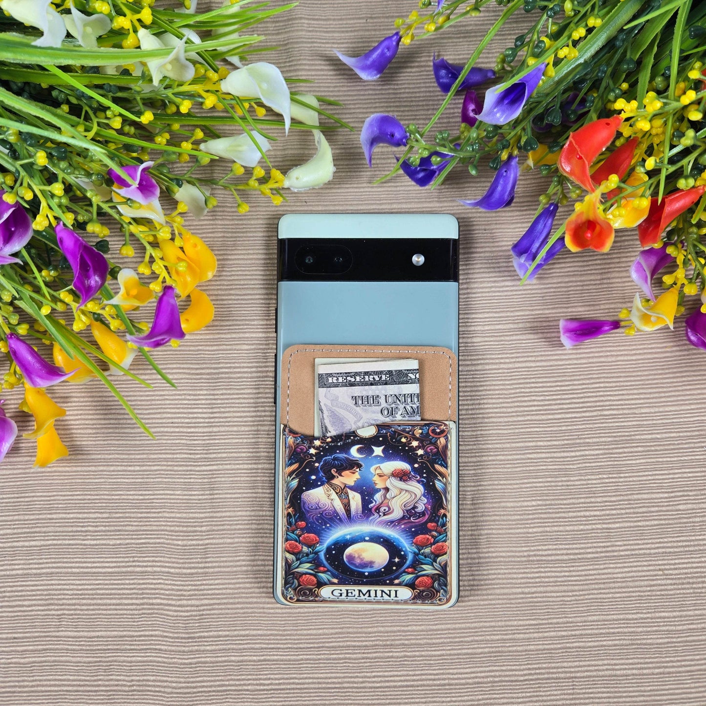 Tarot Zodiac Cell Phone Wallet (Multiple designs available) - Vegas Custom Creations