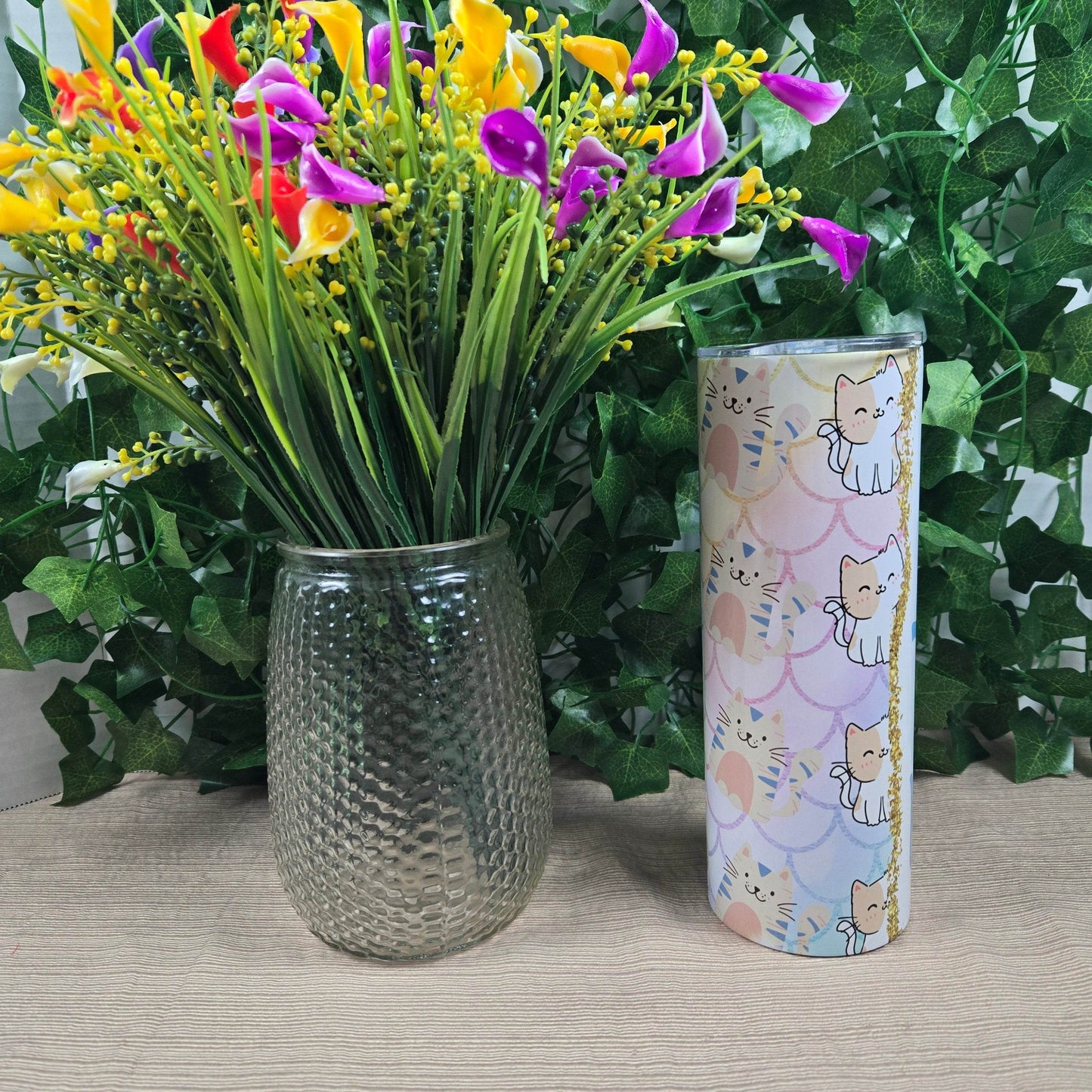 Personalized Cat Tumbler - Vegas Custom Creations