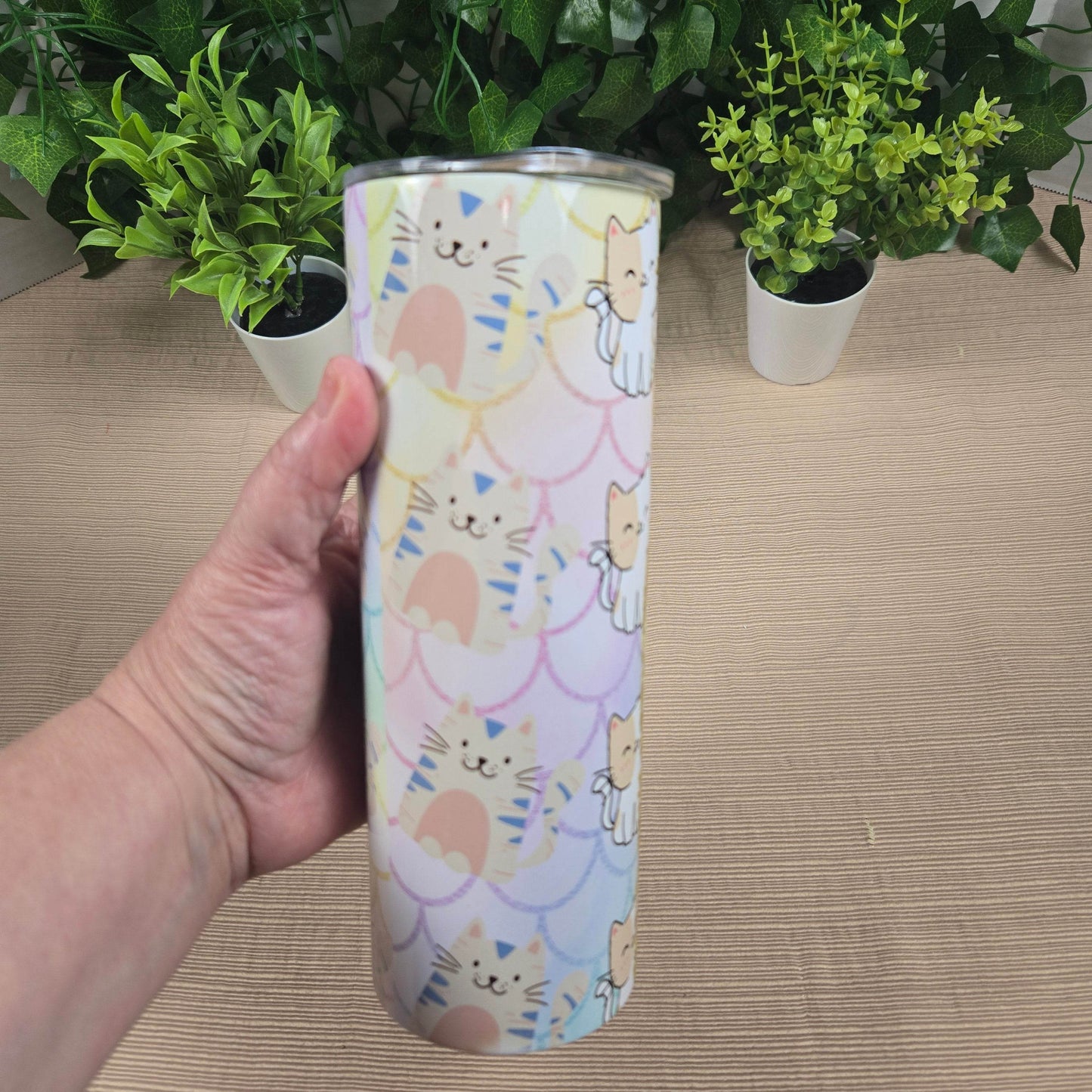 Personalized Cat Tumbler - Vegas Custom Creations