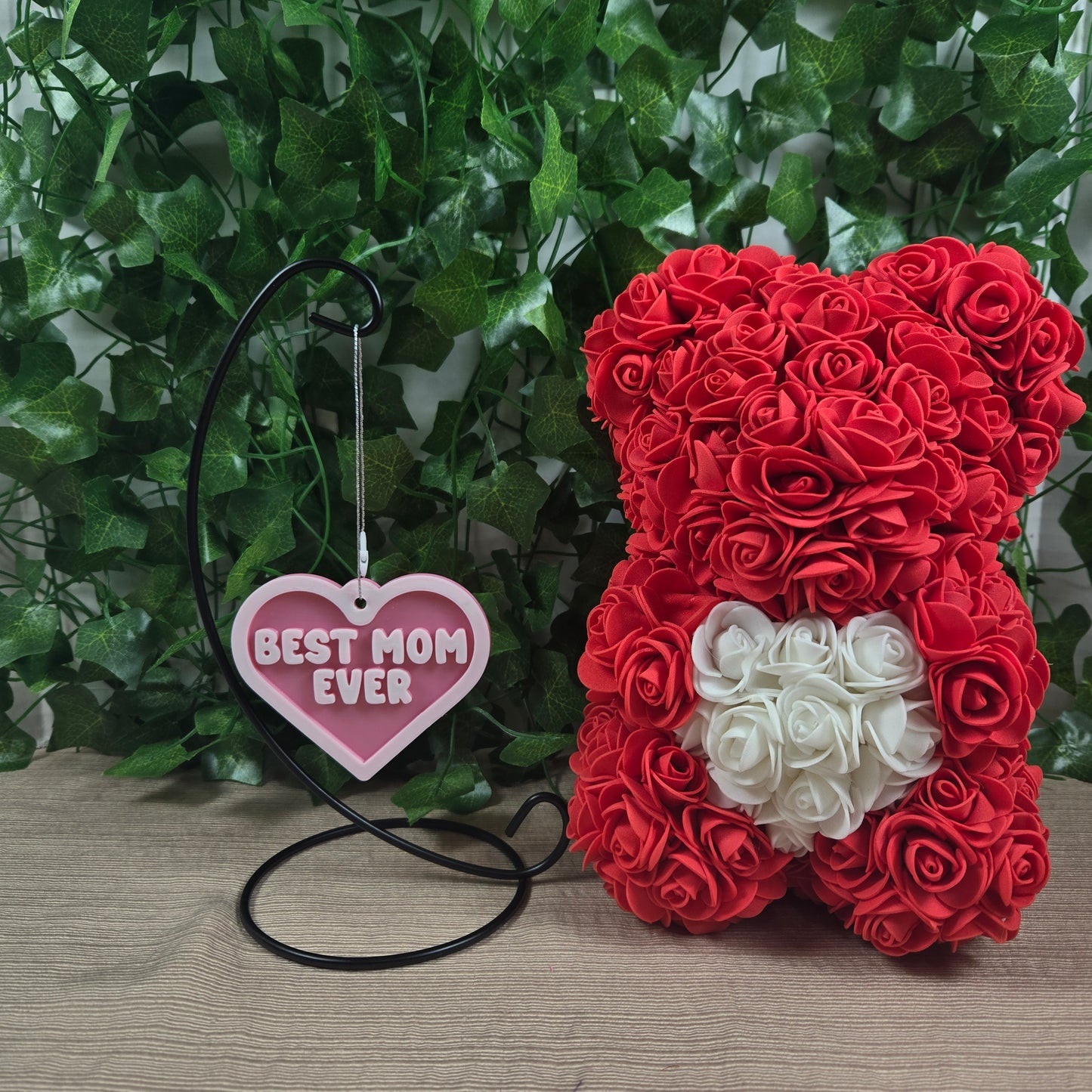 Beautiful 3D printed Best Mom Ever Decoration, Multiple Color Options Available