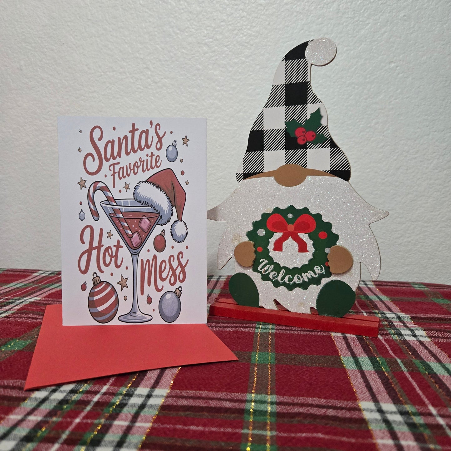 Santa's Favorite Hot Mess Christmas Card