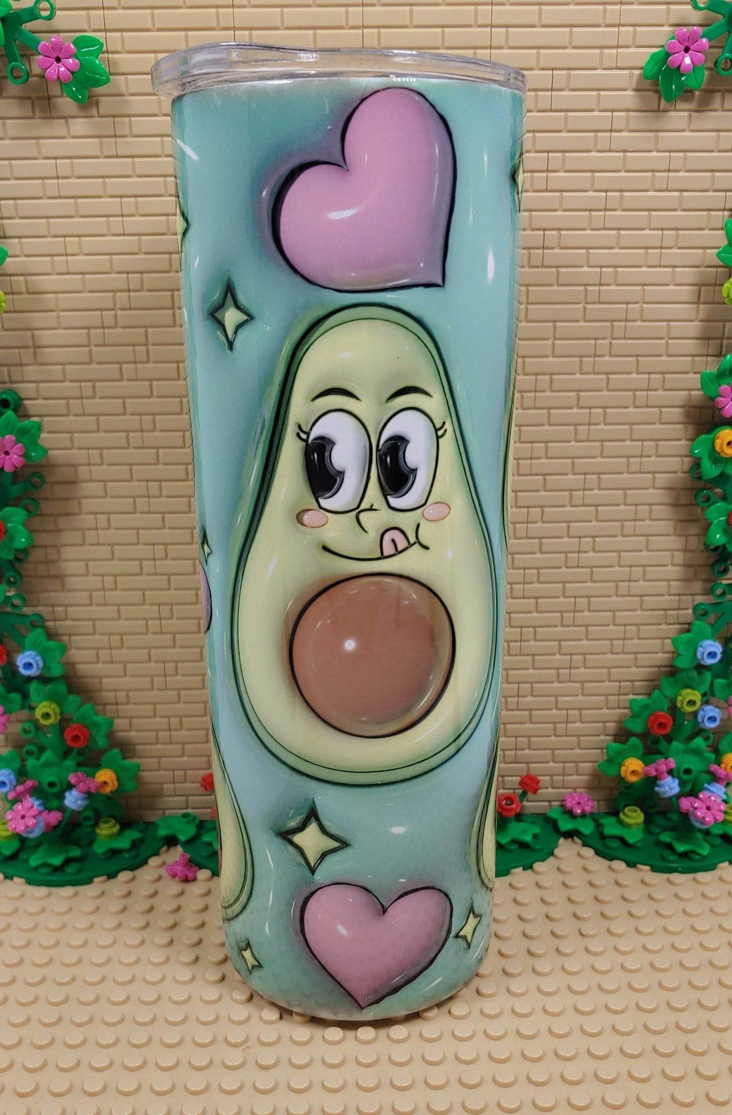 Inflated Avocado Tumbler - Vegas Custom Creations