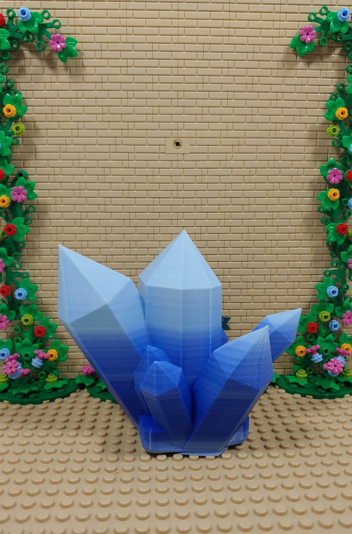 Large Crystal Display Piece Multi Color 3D Printed Multiple Color Combinations Available - Vegas Custom Creations