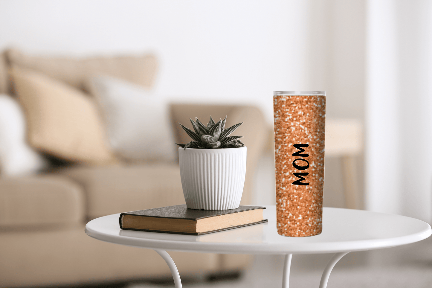 Personalized Text Glitter Tumbler - Vegas Custom Creations