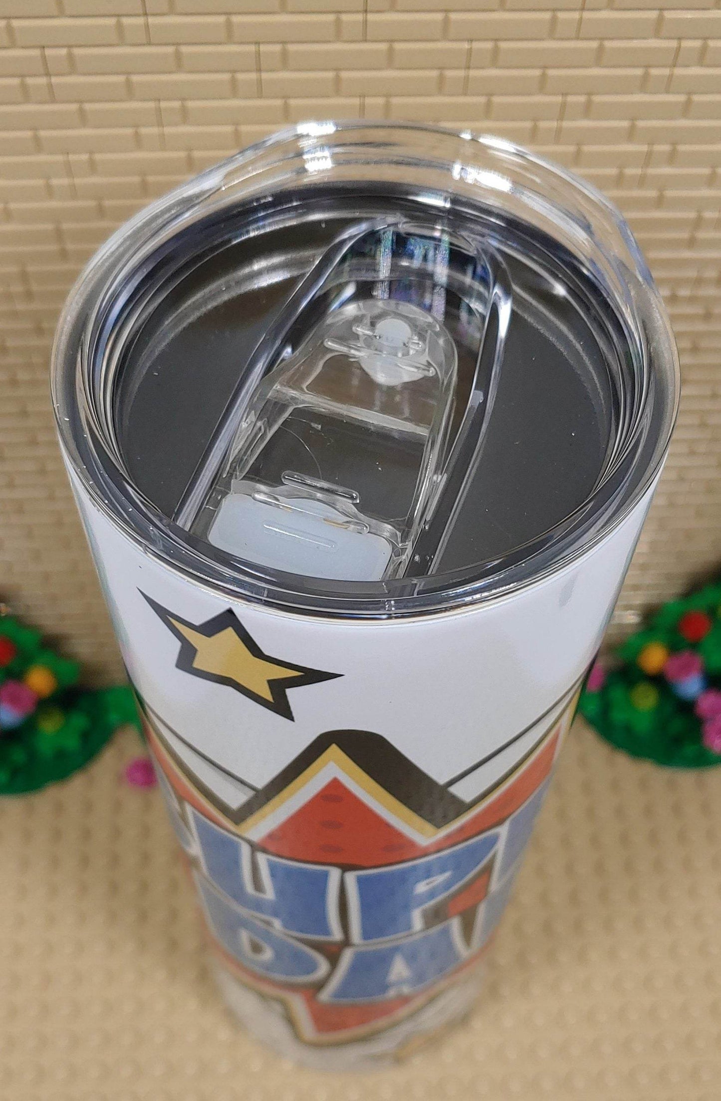 Comic Super Dad Tumbler - Vegas Custom Creations