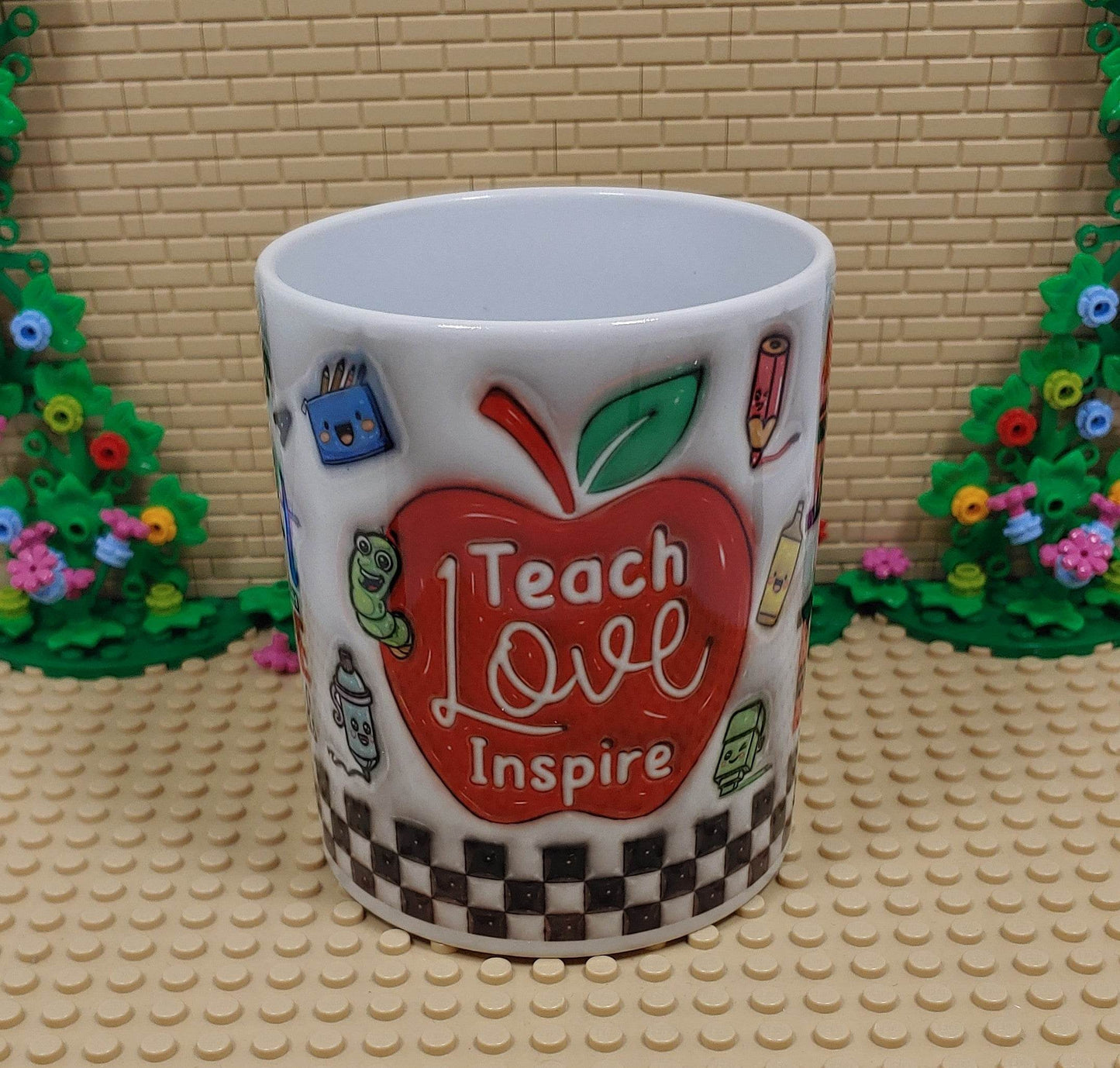 Inflated Teacher Themed Coffee Mug - Vegas Custom Creations