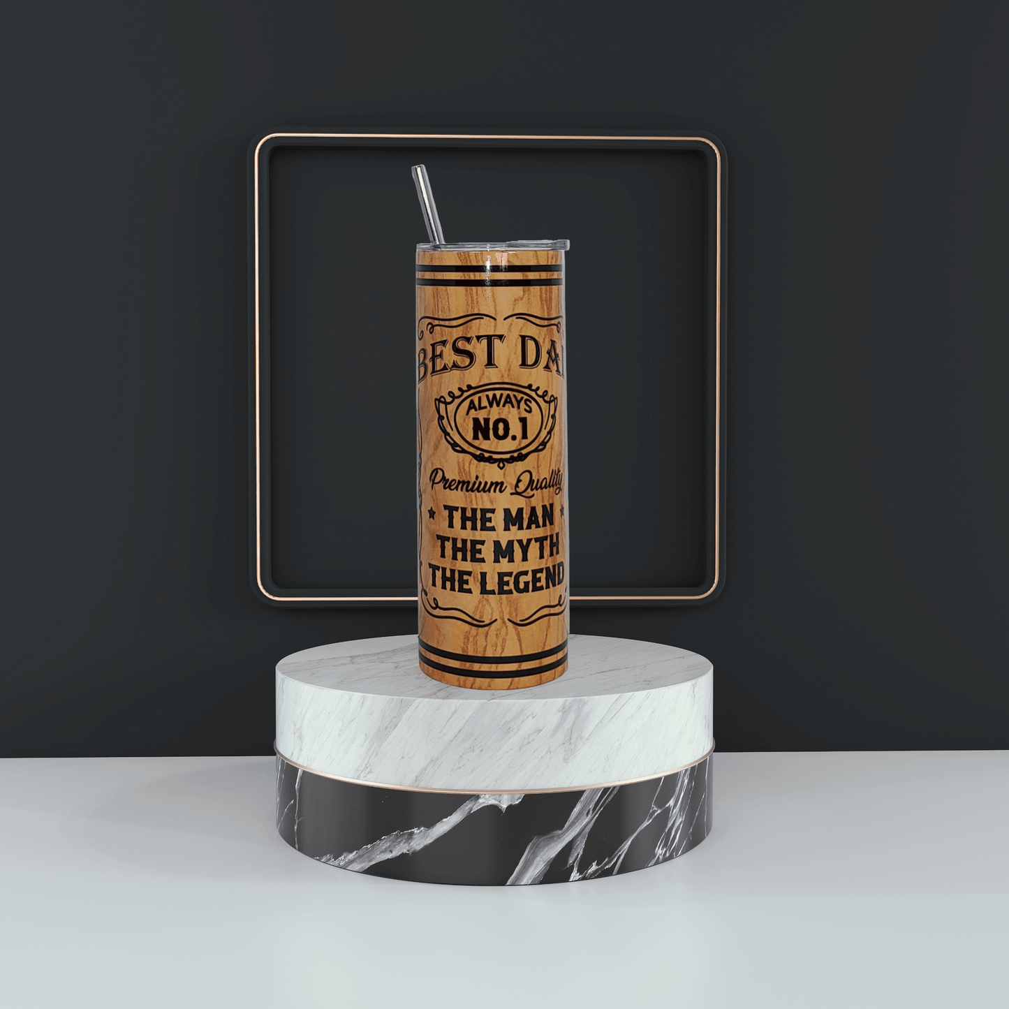Best Dad the Man the Myth the Legend Tumbler - Vegas Custom Creations
