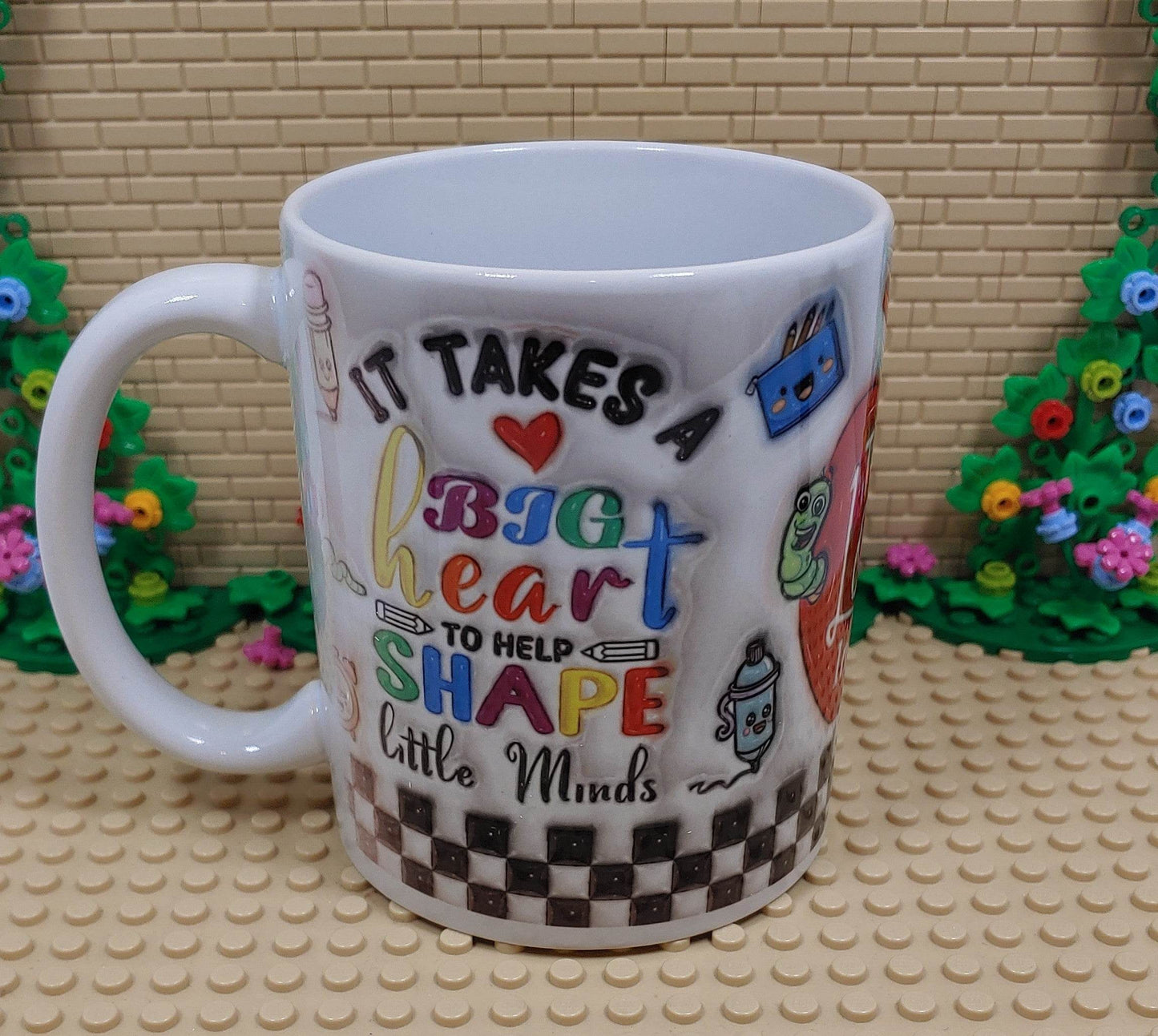 Inflated Teacher Themed Coffee Mug - Vegas Custom Creations