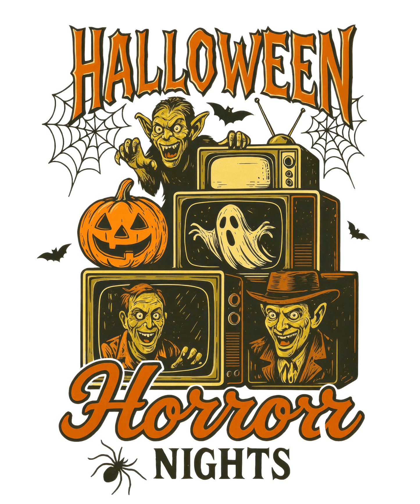 Spooky and Cute Halloween Sign (Multiple Designs and Sizes Available) - Vegas Custom Creations
