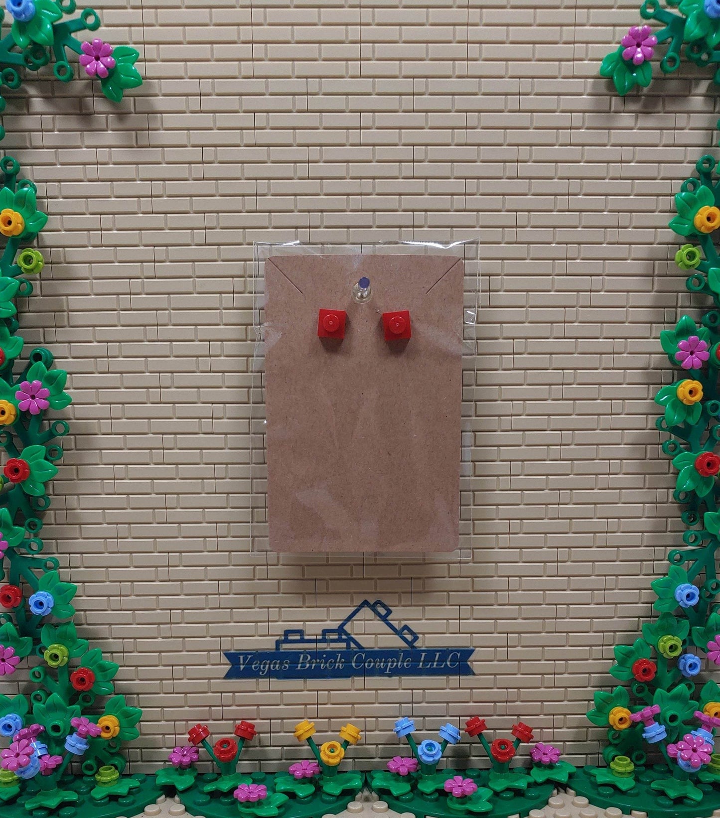 Lego® 1x1 Plate Stud Earrings Multiple Colors Available - Vegas Custom Creations