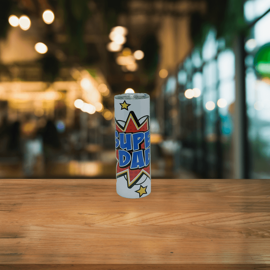 Comic Super Dad Tumbler - Vegas Custom Creations
