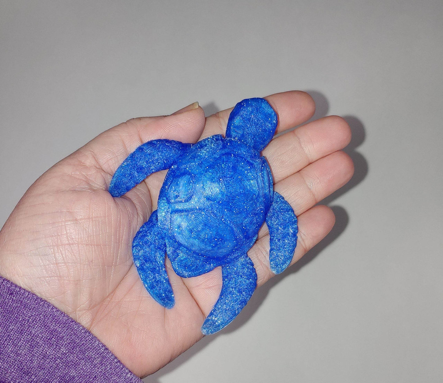 Cute Flexible 3D Printed Turtle, Multiple Color Options Available - Vegas Custom Creations