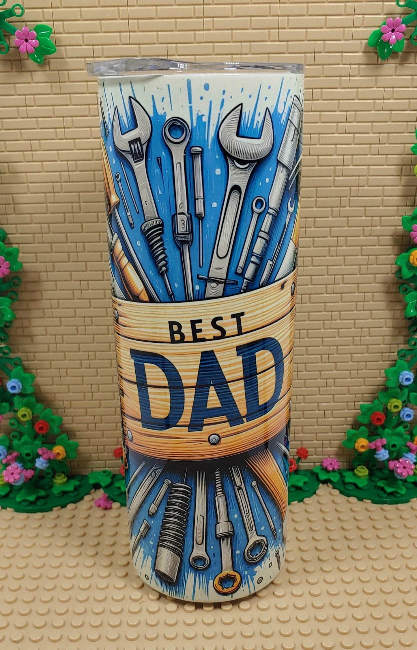Best Dad with Tools Tumbler - Vegas Custom Creations