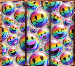 Emoji Holographic Inflated Tumbler - Vegas Custom Creations