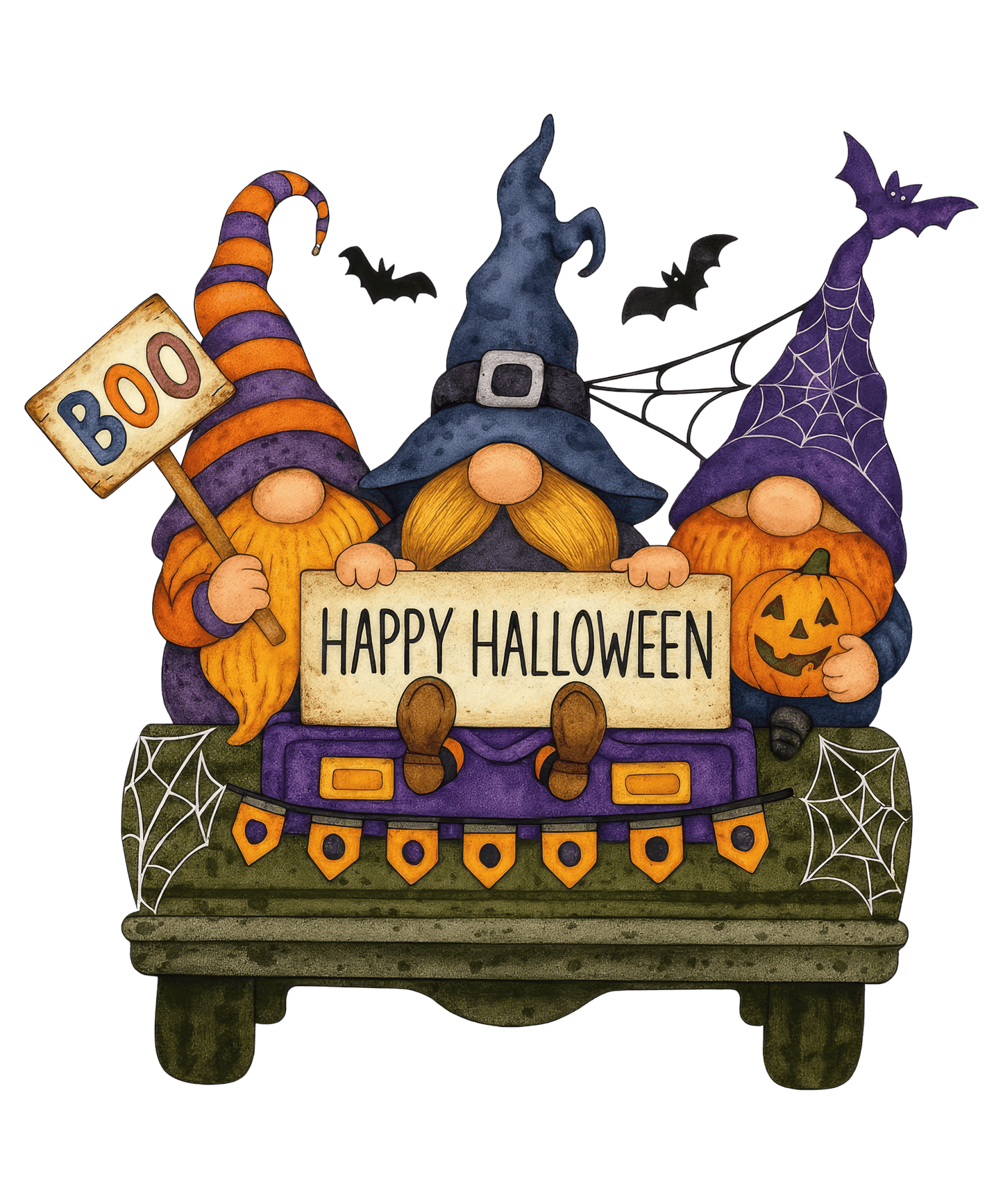 Spooky and Cute Halloween Sign (Multiple Designs and Sizes Available) - Vegas Custom Creations