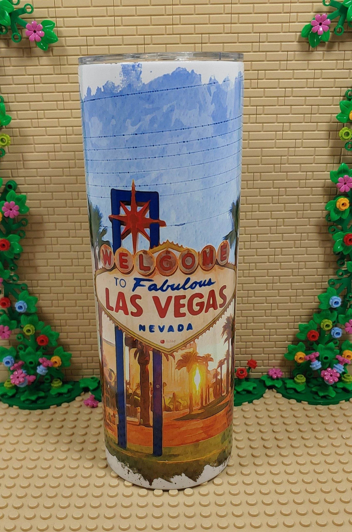 Las Vegas Strip Sign Tumbler - Vegas Custom Creations