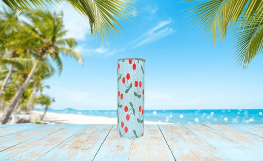 Retro Cherry Tumbler - Vegas Custom Creations