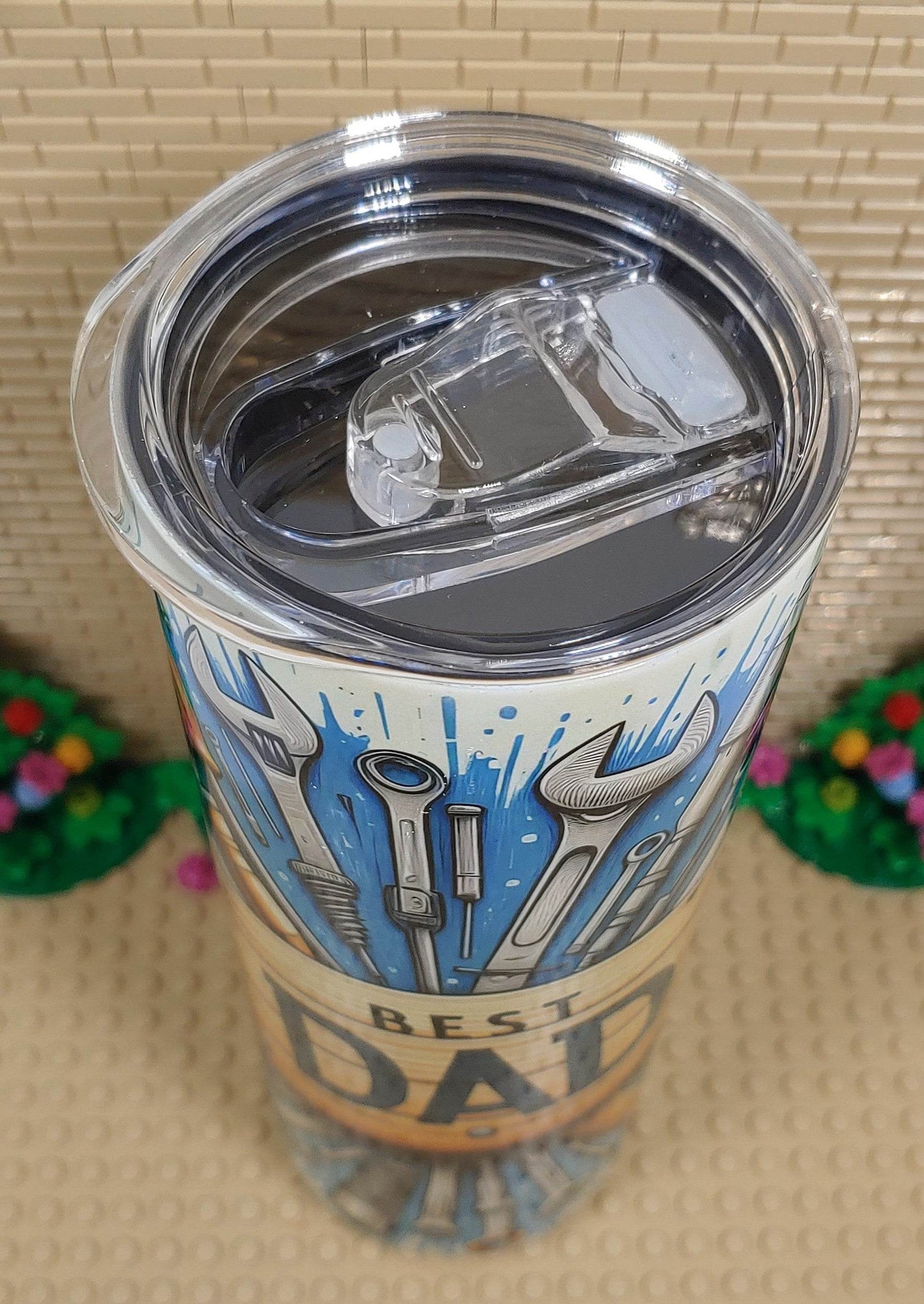 Best Dad with Tools Tumbler - Vegas Custom Creations