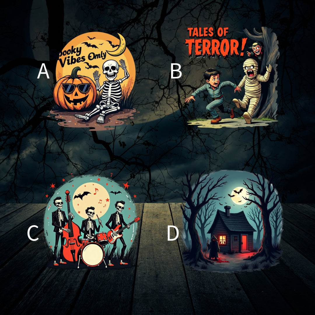Ghoulishly Spooky Halloween Sign (Multiple Designs and Sizes Available) - Vegas Custom Creations