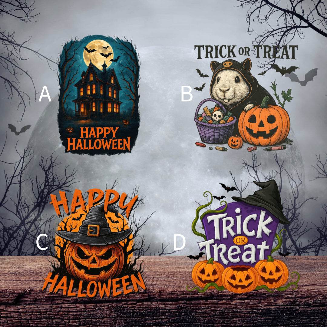 Halloween Sign Spooky and Cute (Multiple Designs and Sizes Available) - Vegas Custom Creations