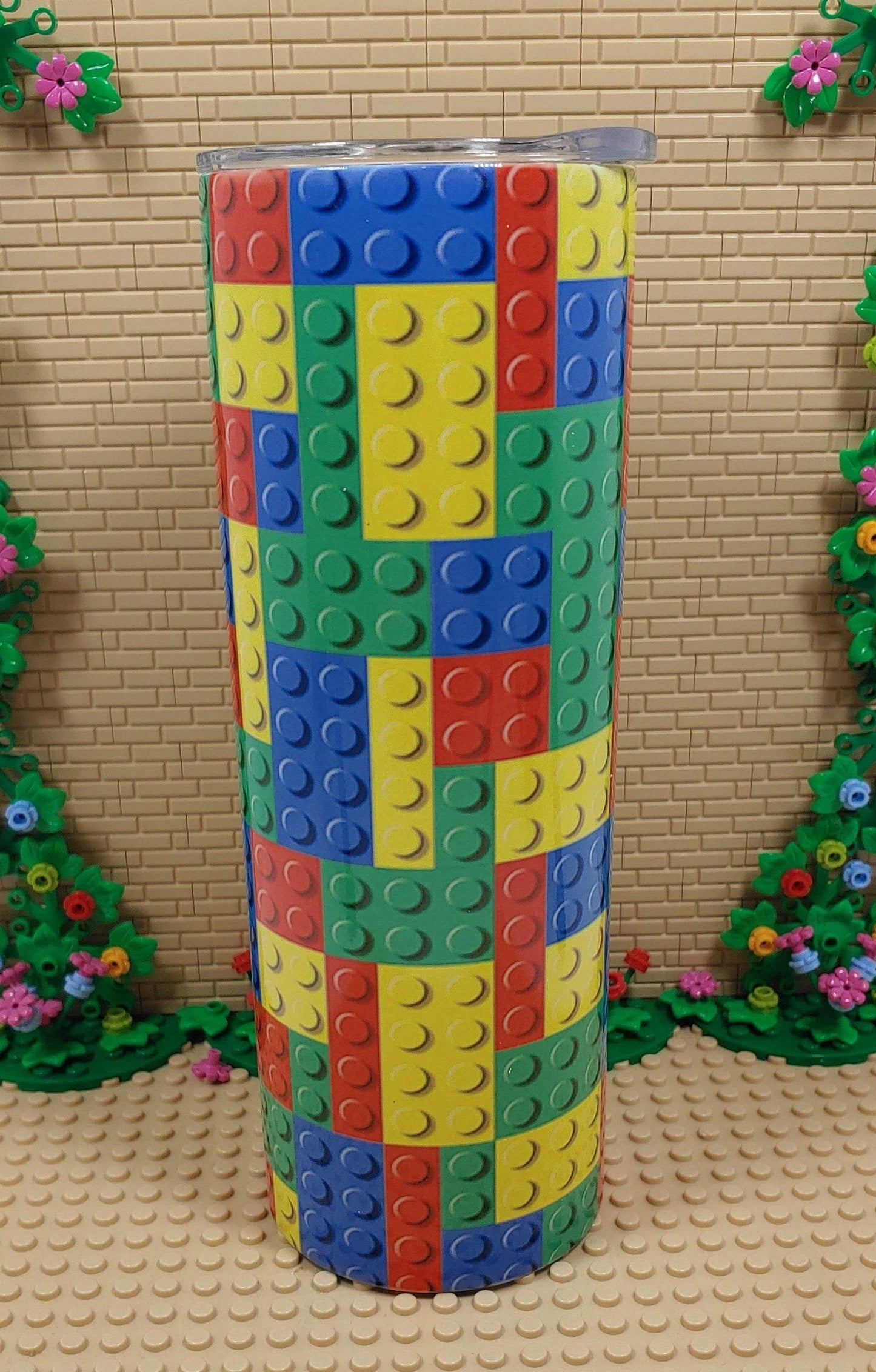 Colorful Building Bricks Tumbler - Vegas Custom Creations