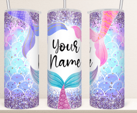 Personalized Mermaid Tail Tumbler - Vegas Custom Creations