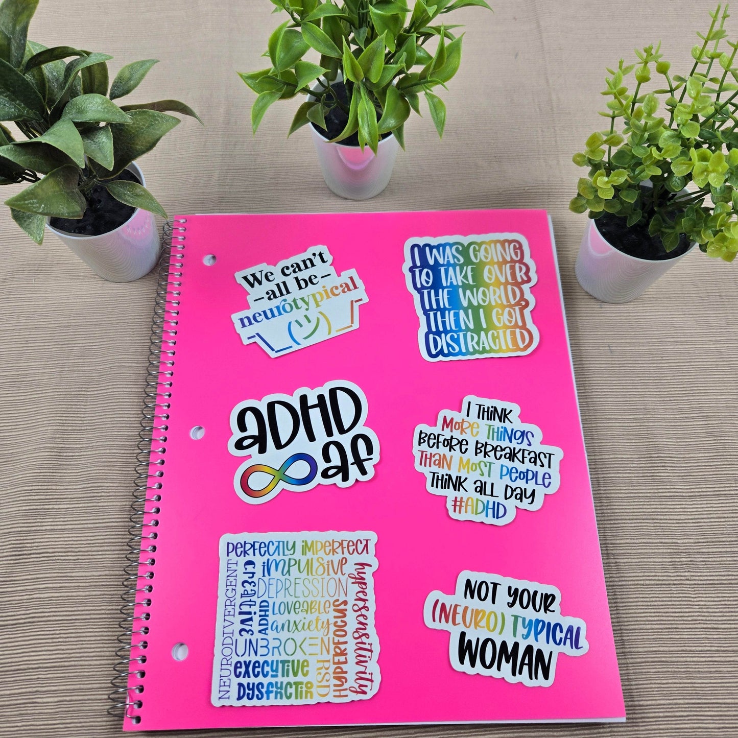 Funny and Cute Neurodivergent Stickers - Vegas Custom Creations