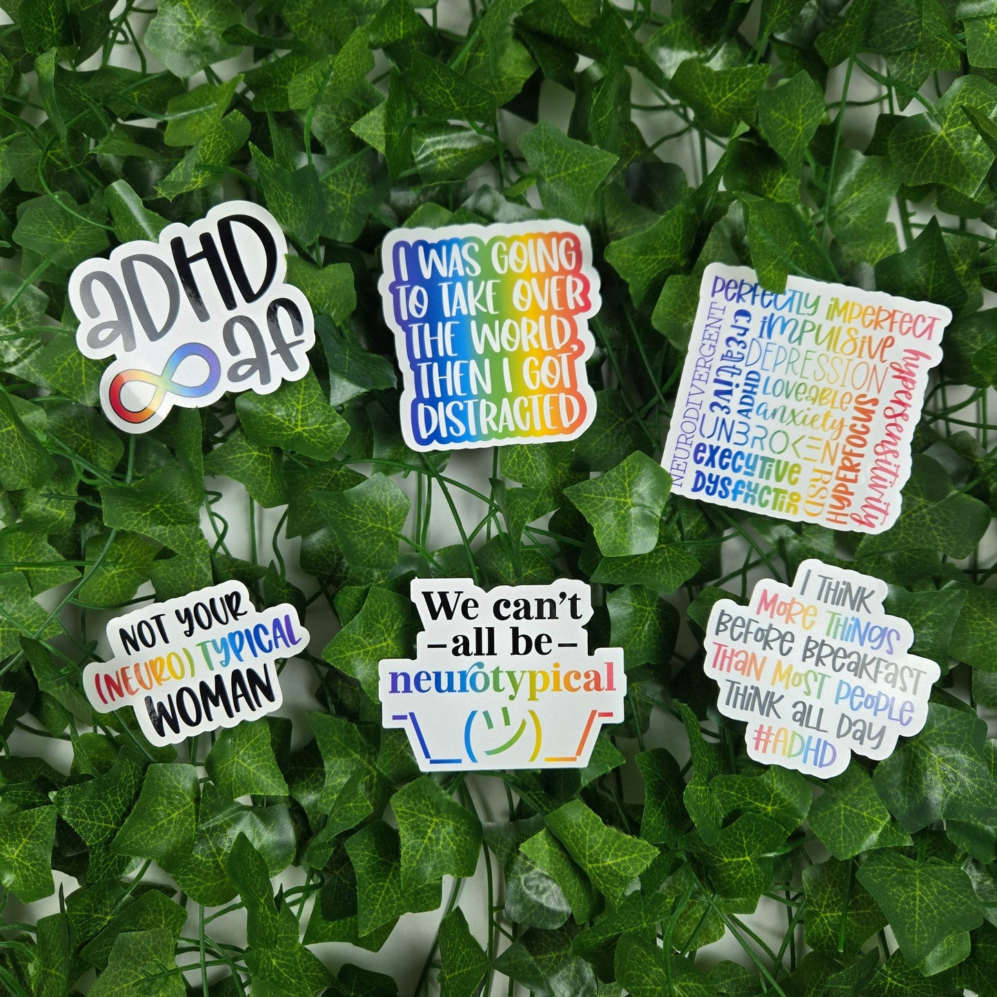 Funny and Cute Neurodivergent Stickers - Vegas Custom Creations