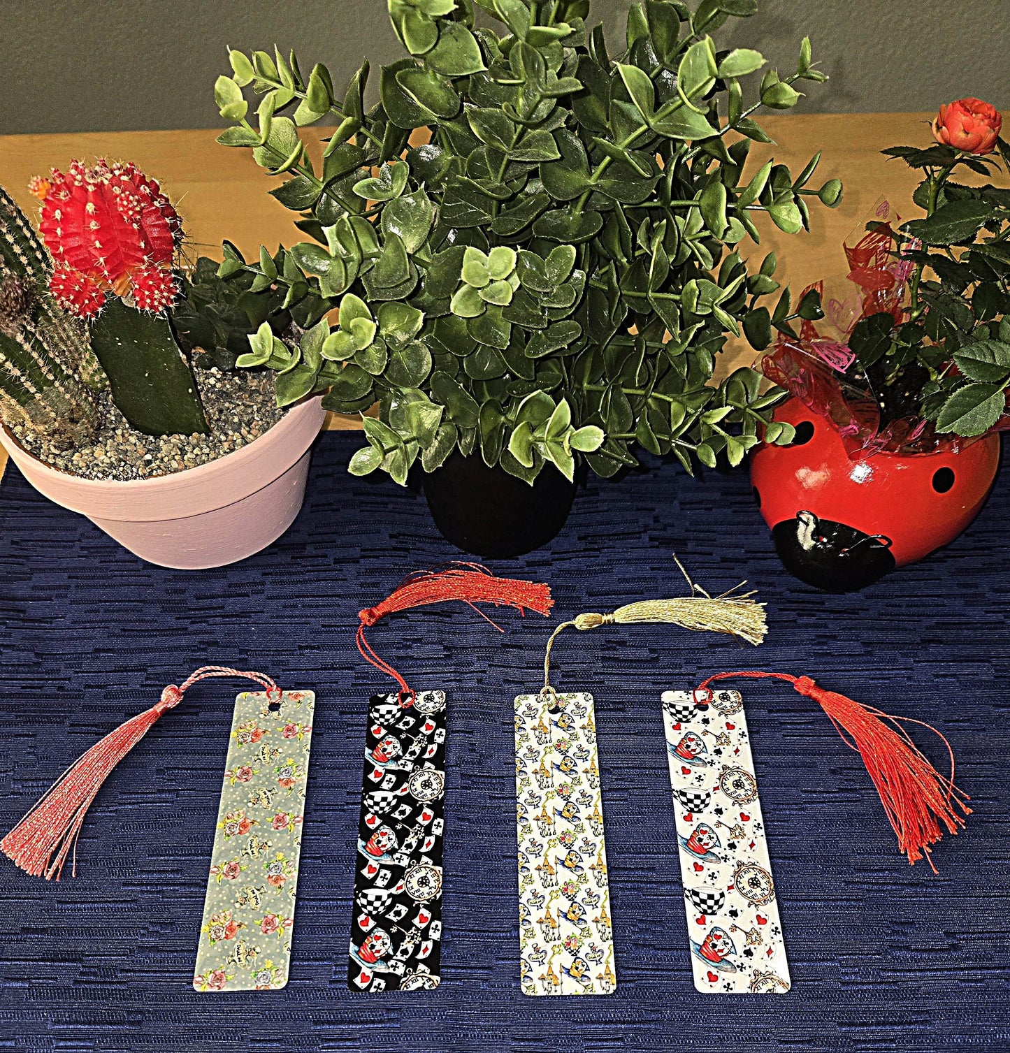 Alice Inspired Aluminum Bookmarks (Multiple Designs Available) - Vegas Custom Creations