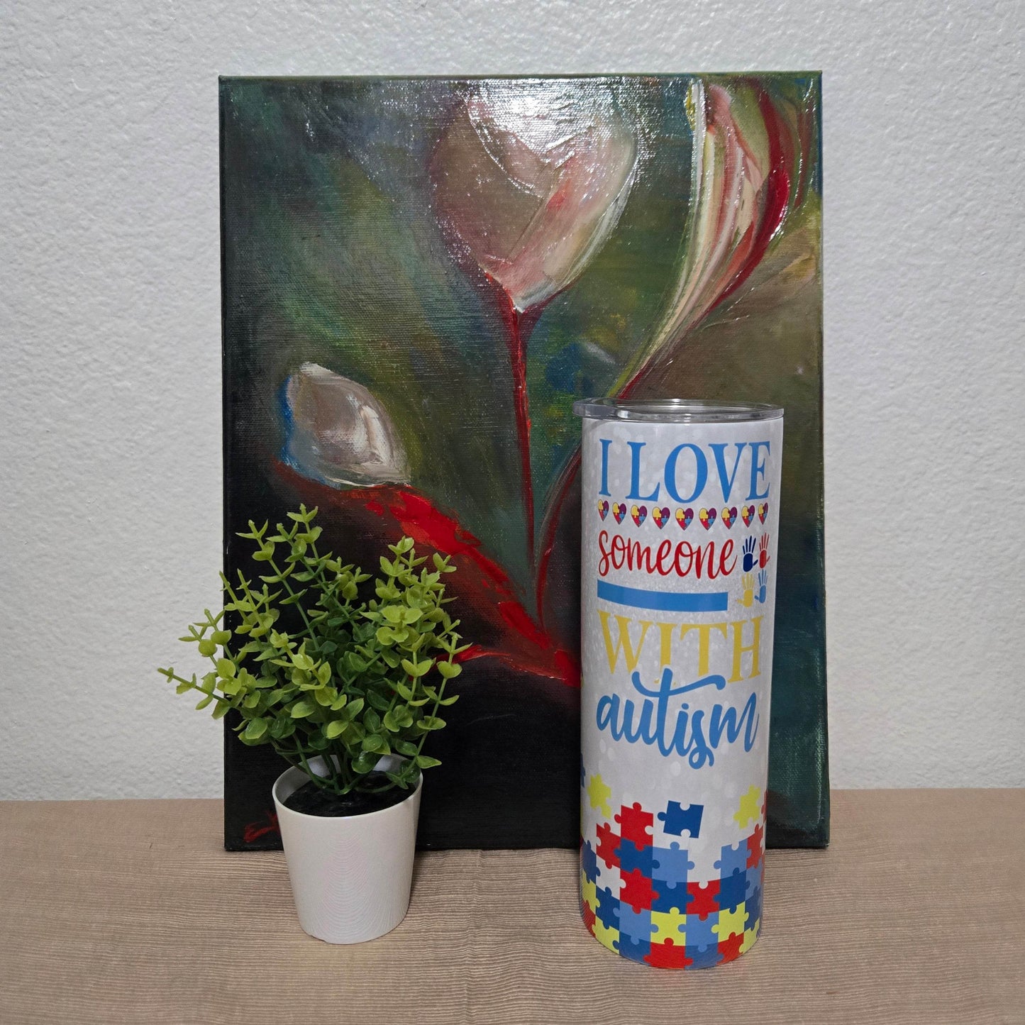I Love Someone with Autism Tumbler - Vegas Custom Creations