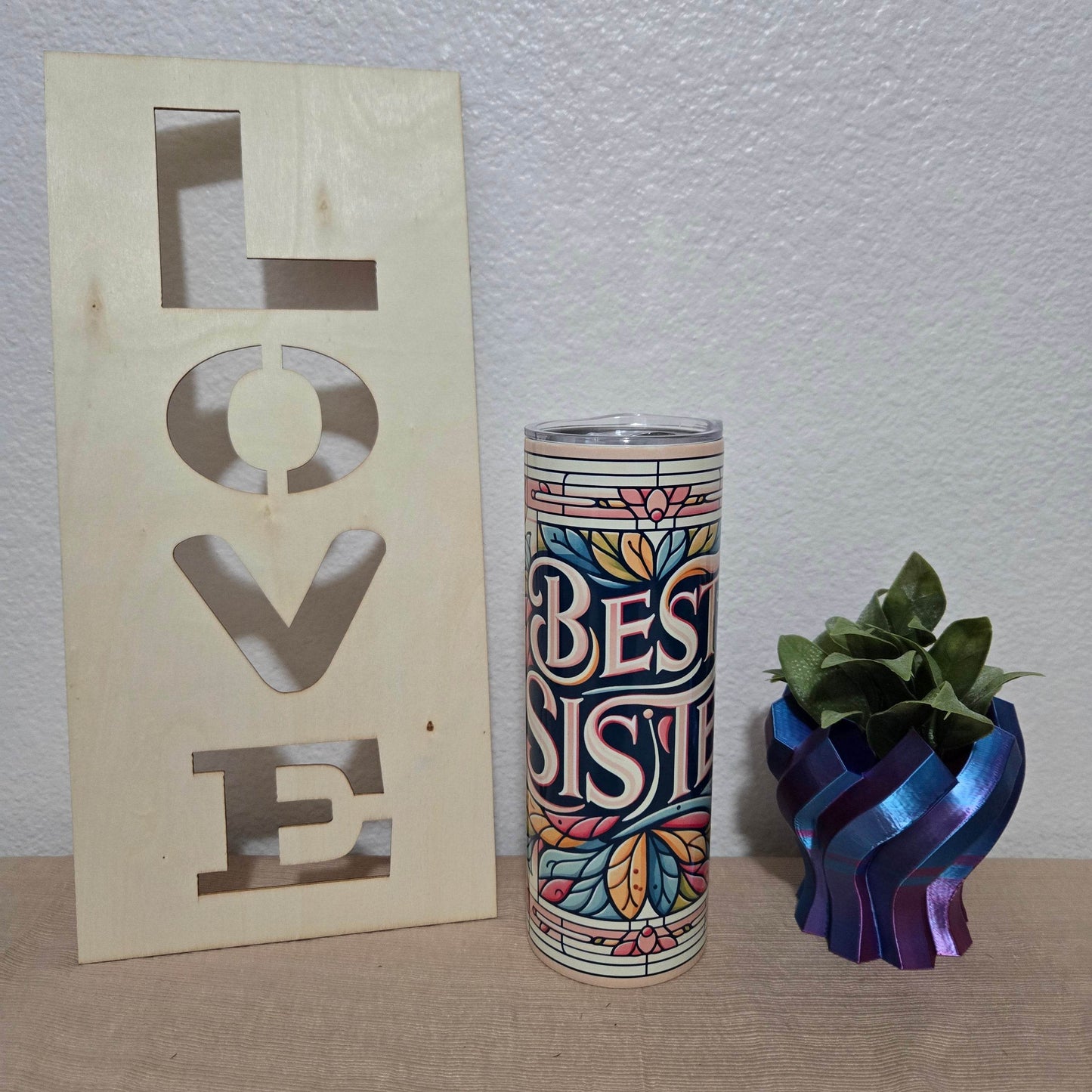 Best Sister Tumbler - Vegas Custom Creations