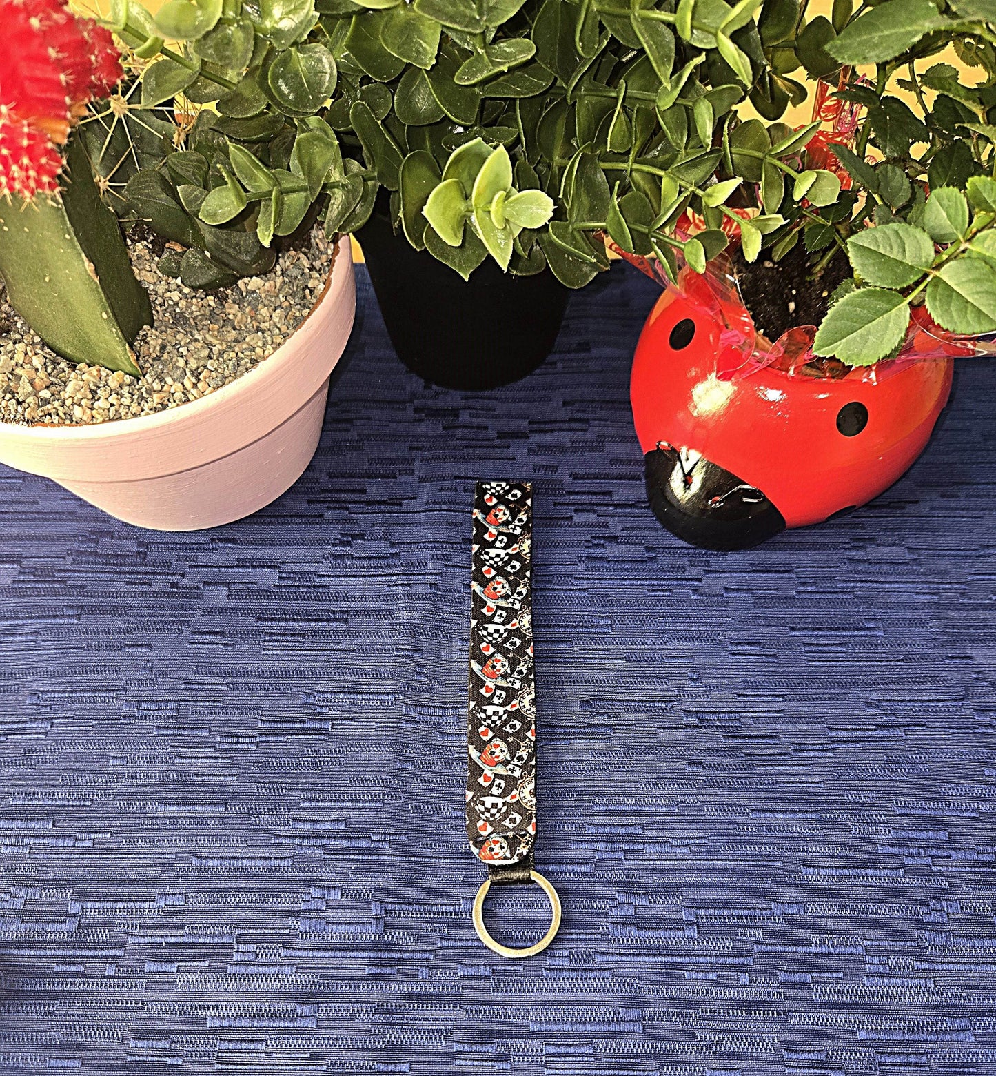 Alice Inspired Wristlet Key Chain (Multiple Designs Available) - Vegas Custom Creations