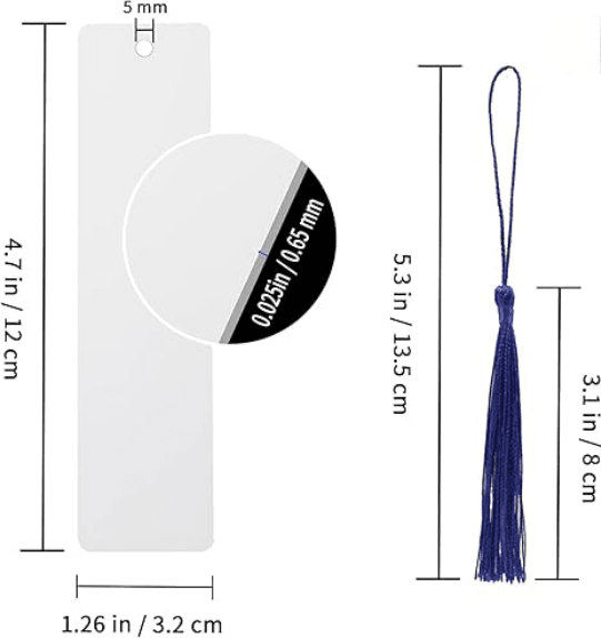 Cute Aluminum Bookmarks (Multiple Designs Available) - Vegas Custom Creations