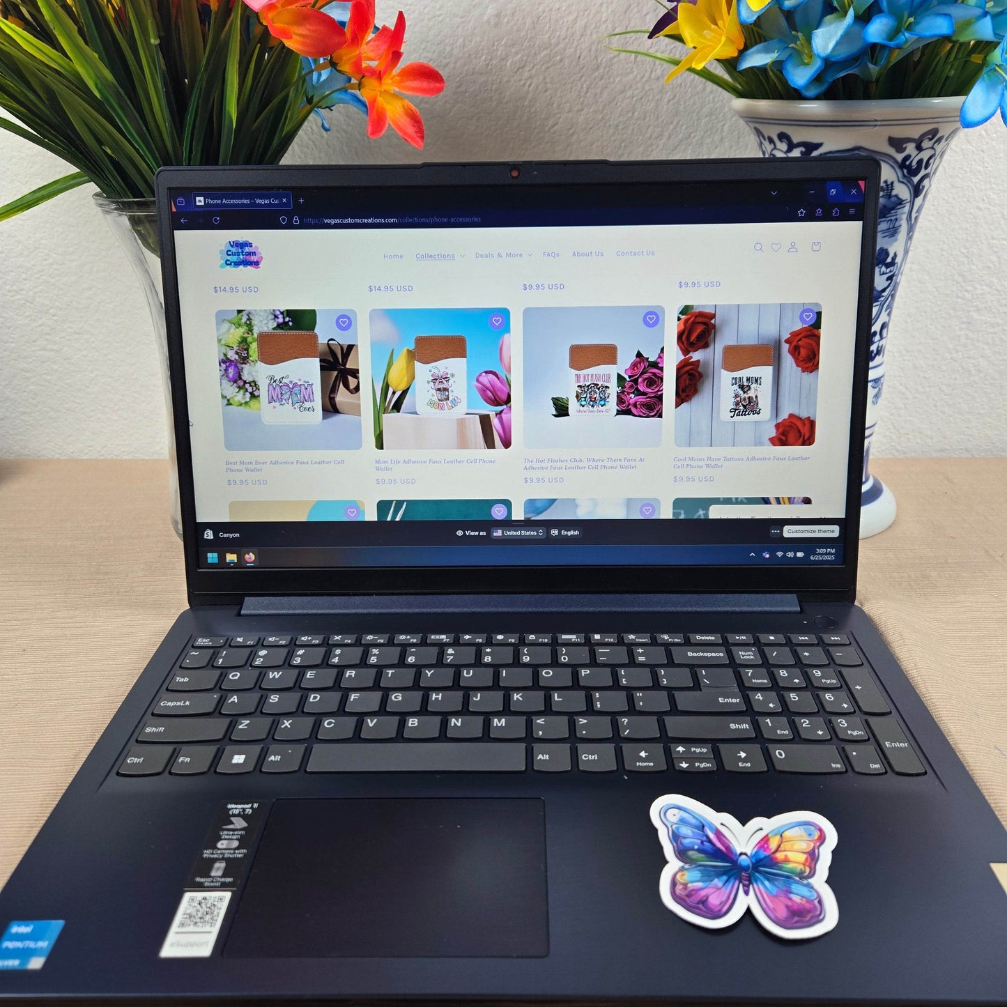 Beautiful Butterfly Stickers - Vegas Custom Creations
