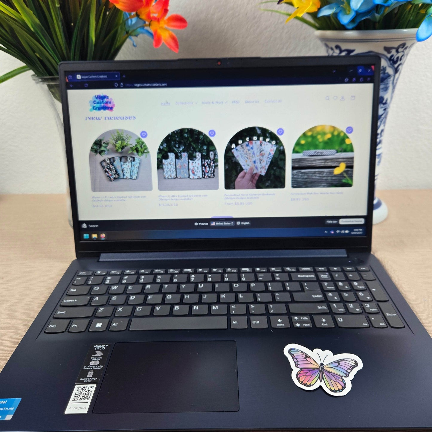 Beautiful Butterfly Stickers - Vegas Custom Creations